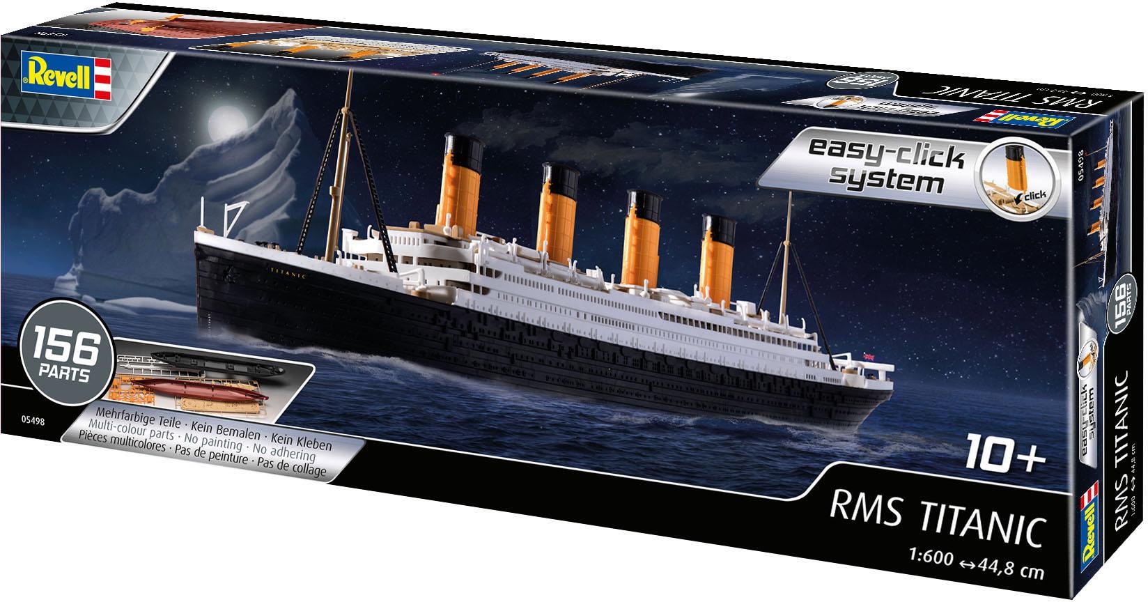 Revell® Modellbausatz »easy-click RMS TITANIC«, 1:600, Made in Europe