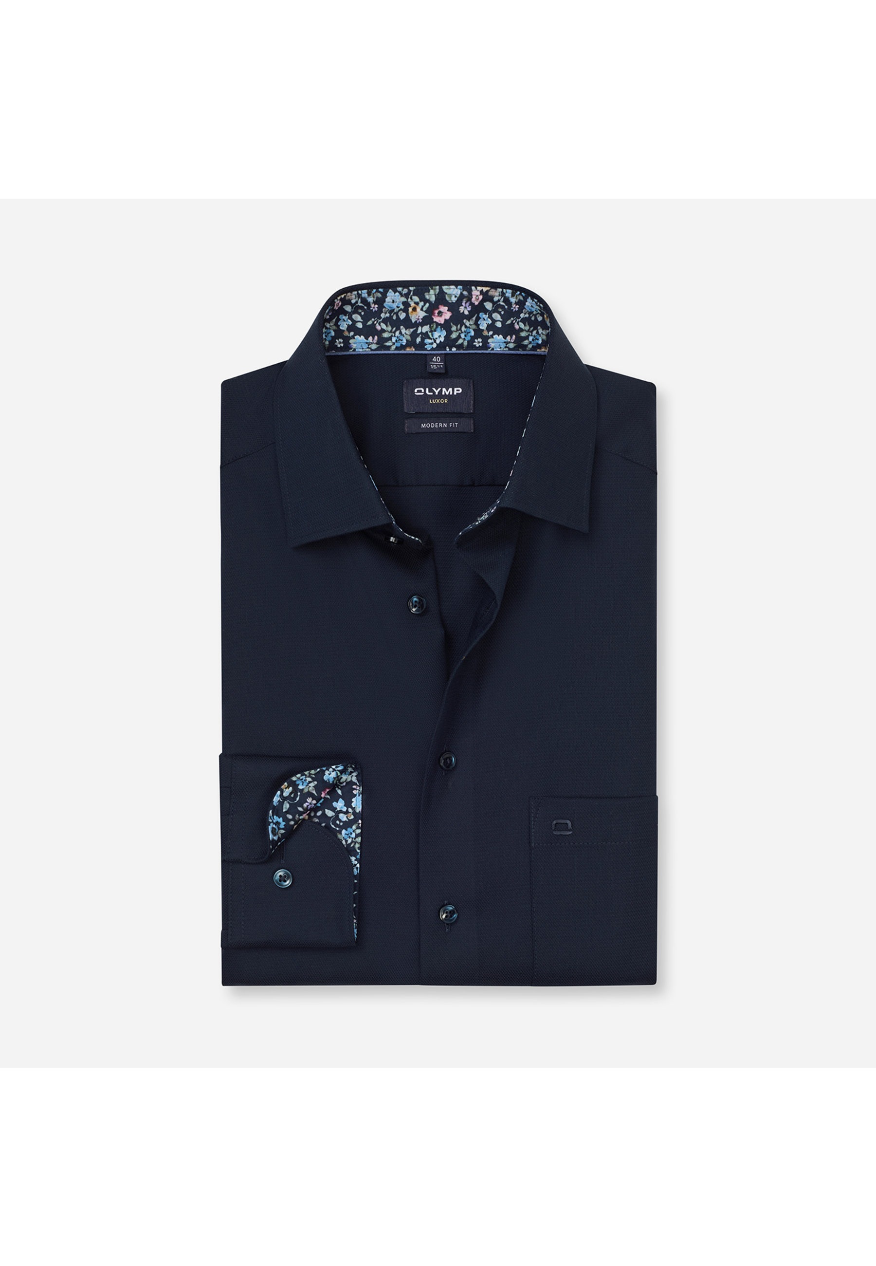 OLMP Luxor Business Shirt Navy 43 3