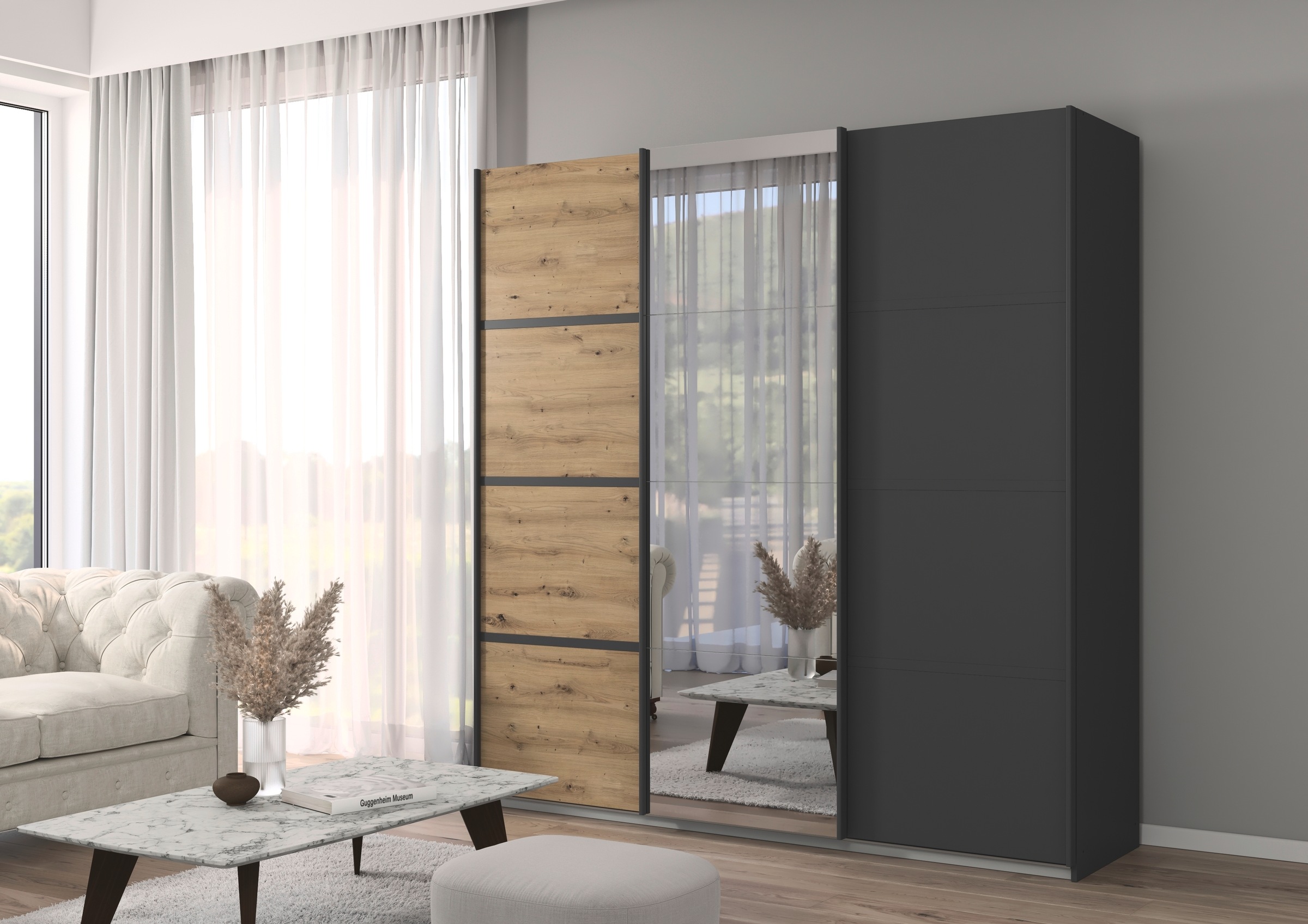 rauch Kleiderschrank "Schwebetürenschrank Garderobe Schrank TOP ANGEBOT Avo günstig online kaufen