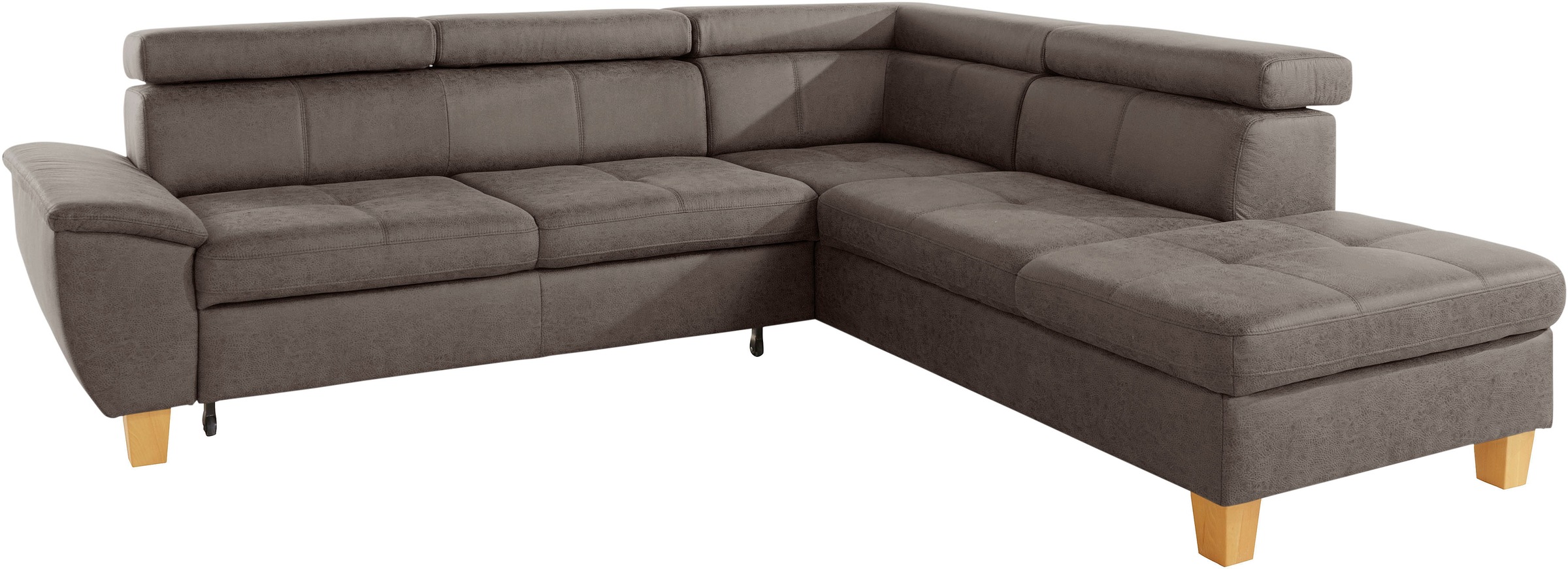 exxpo - sofa fashion Ecksofa "Enya, hoher Sitzkomfort, Breite 266cm, bequem günstig online kaufen