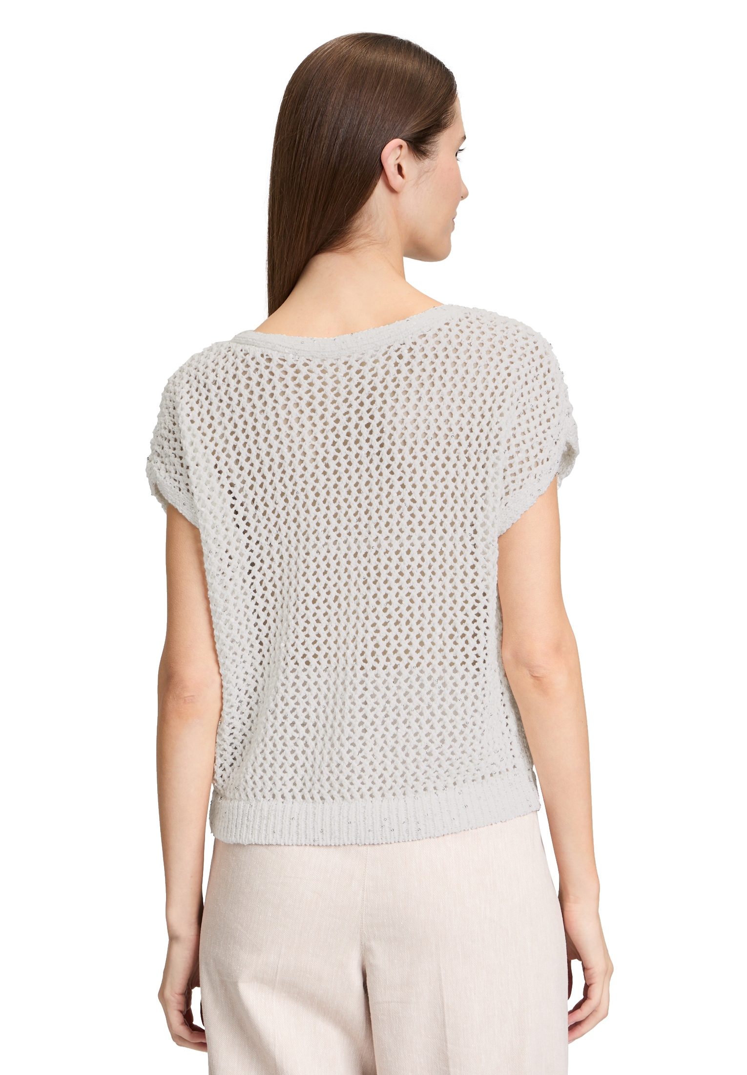 Betty&Co Stricktop »Betty & Co Strickpullover mit Effektgarn«, Glitzer