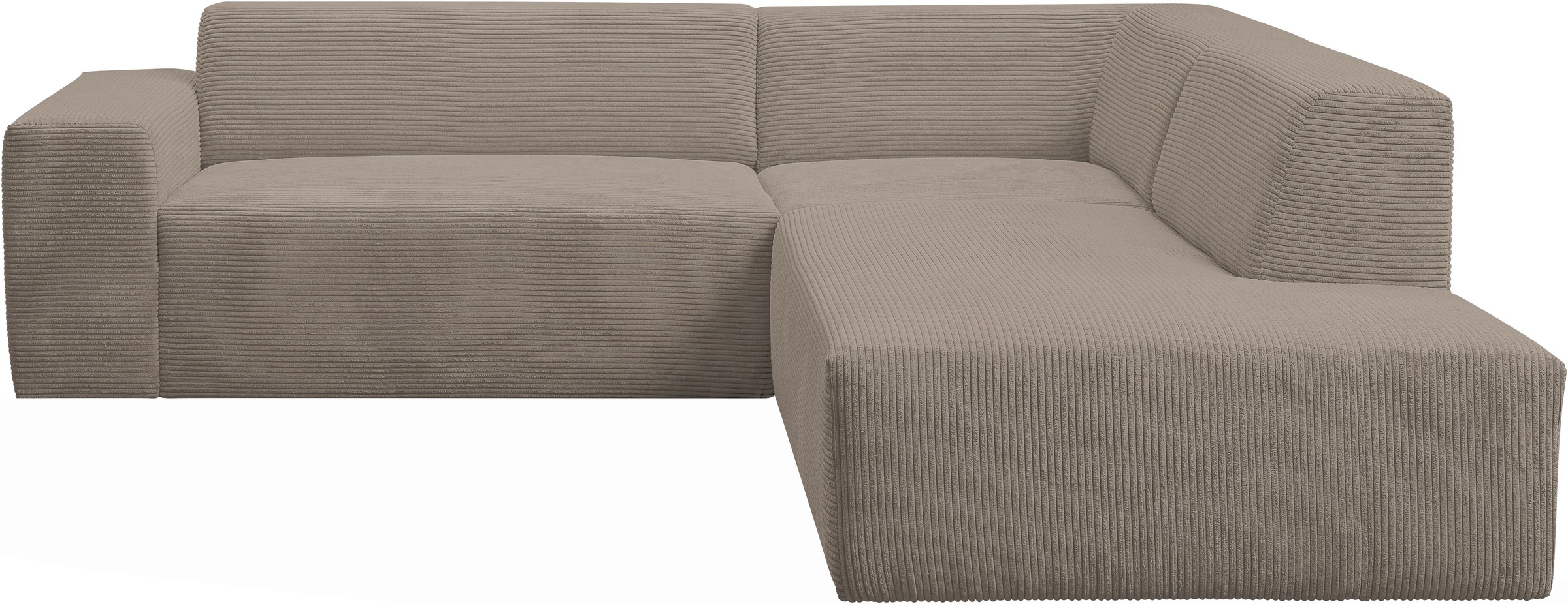 WERK2 Ecksofa "Zeus-M, tolles Sofa mit schönen Details, L-Form", Curvy Tren günstig online kaufen