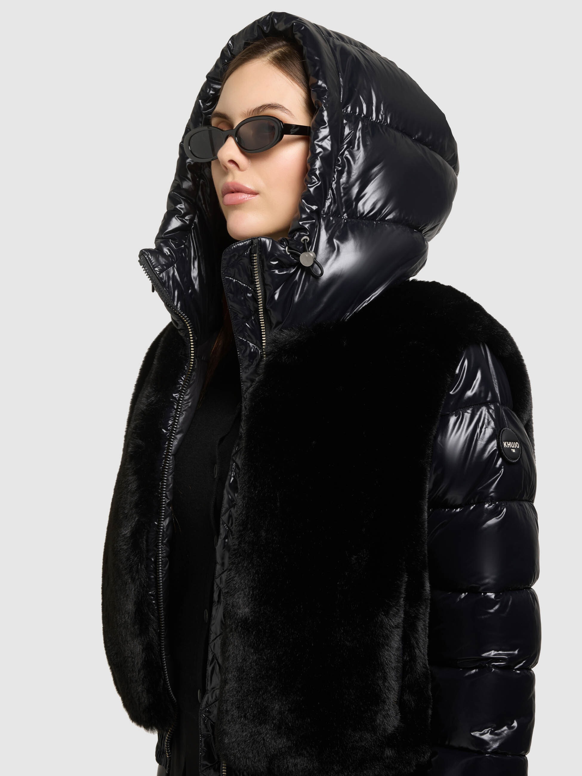 khujo Blouson »ONIKA« mit Kapuze