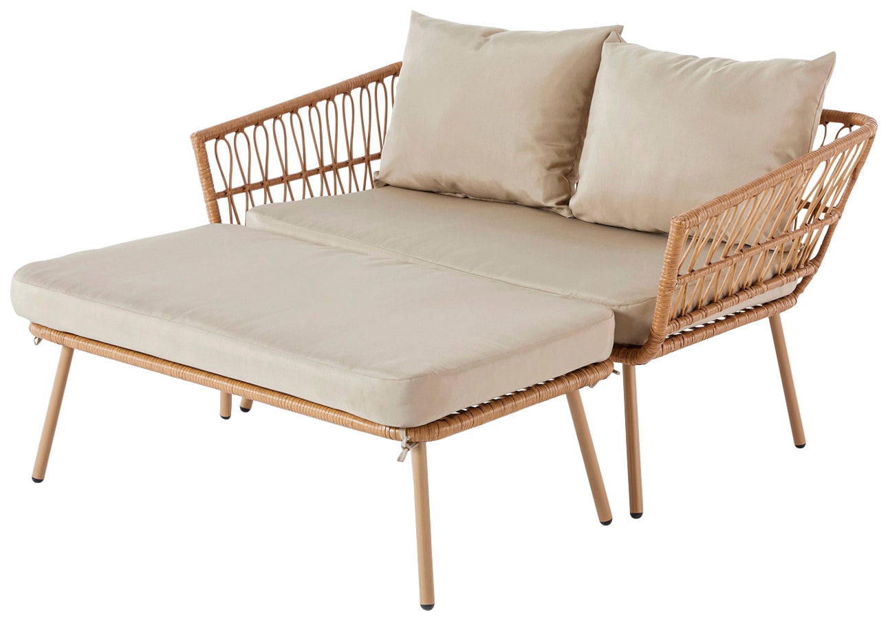 my Flair Gartenliege "Mariane" inkl. Hocker günstig online kaufen
