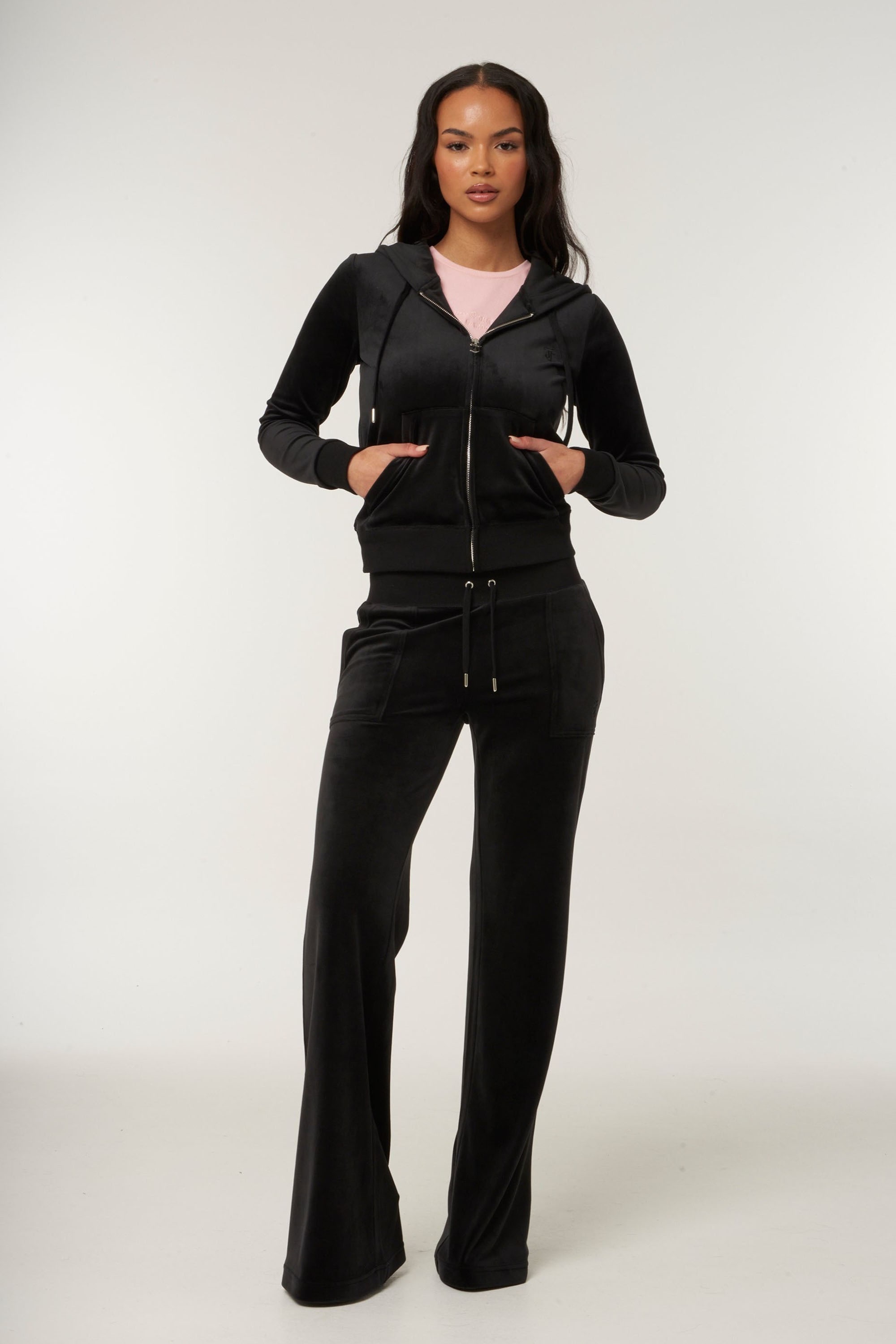 Juicy Couture Sweathose »DEL RAY Damen«  Trainingshose Damen, Sweathose, Velour, Jogginghose mit Glitzer, Sale