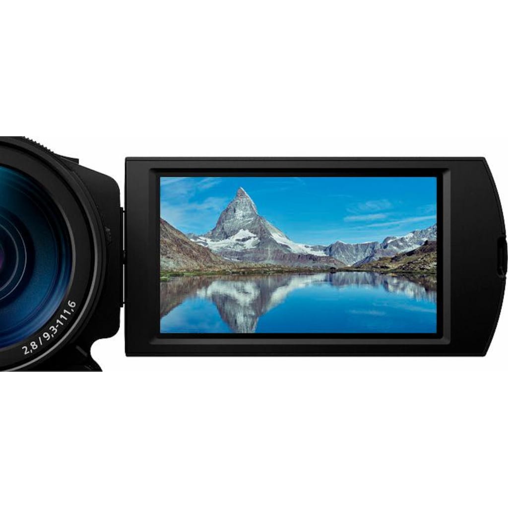 Sony Camcorder »FDR-AX700«, NFC, 12 fachx opt. Zoom