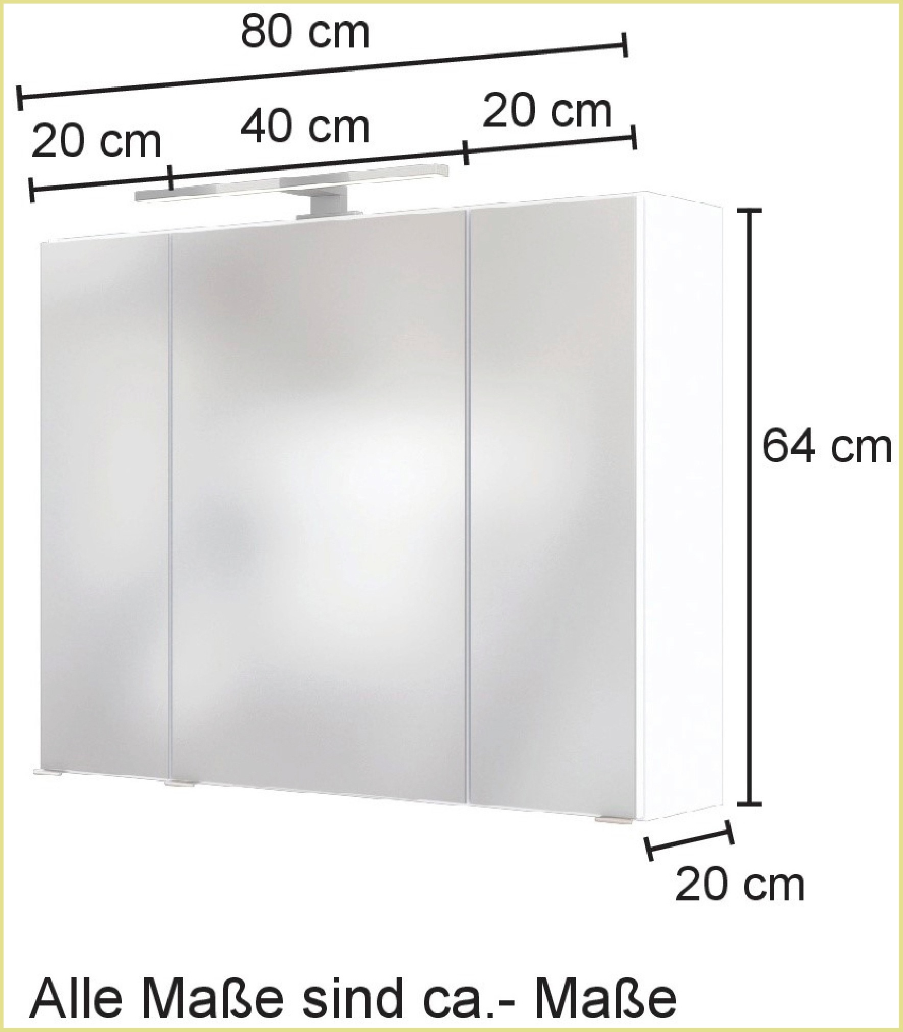 welltime Badezimmer-Set »Kaunas«, (Set, 4 St.), Breite 120 cm, Soft Close Funktion