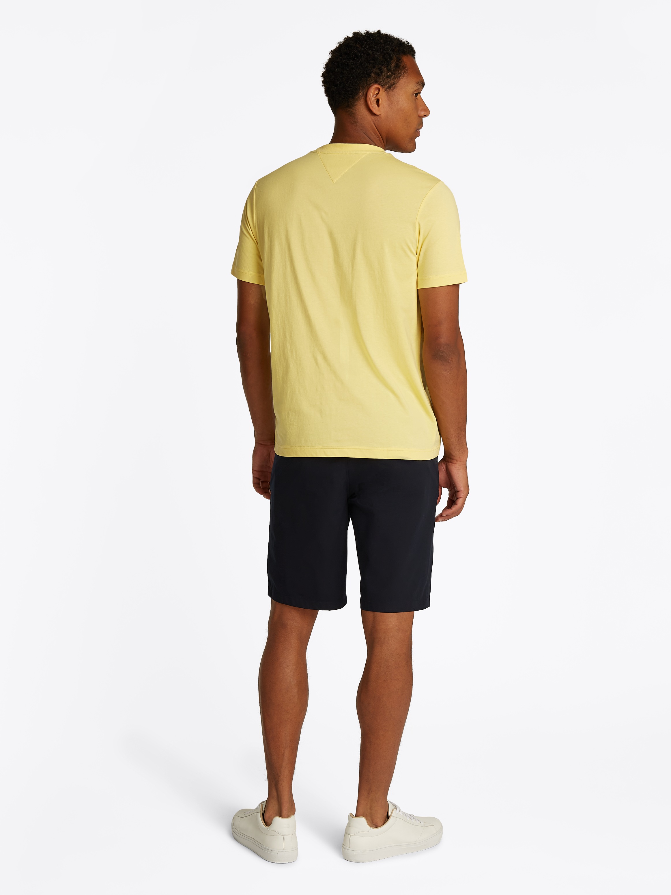 Tommy Hilfiger T-Shirt »HILFIGER CENTER STACK TEE«, mit großem Schriftprint