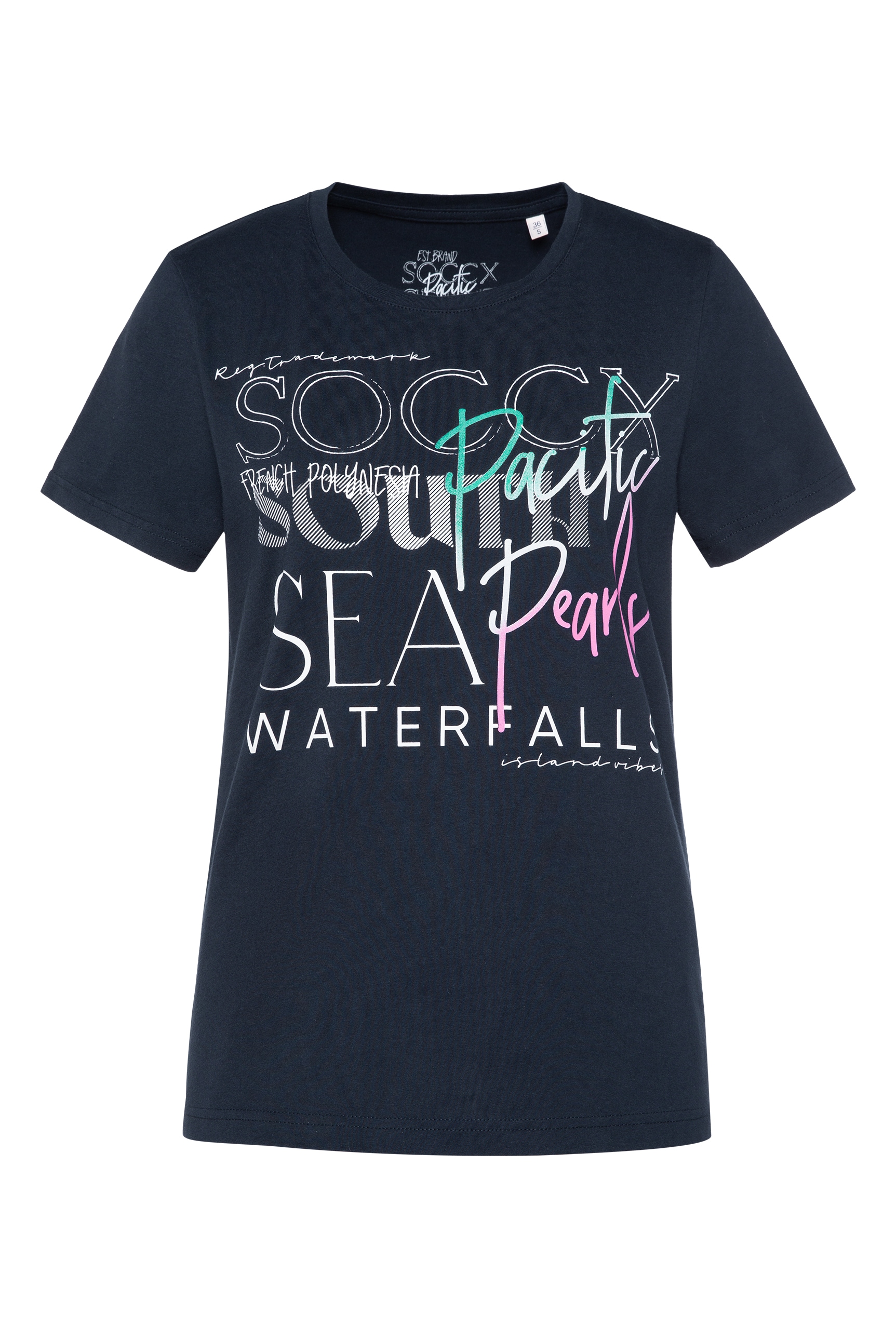 SOCCX Rundhalsshirt, aus Baumwolle