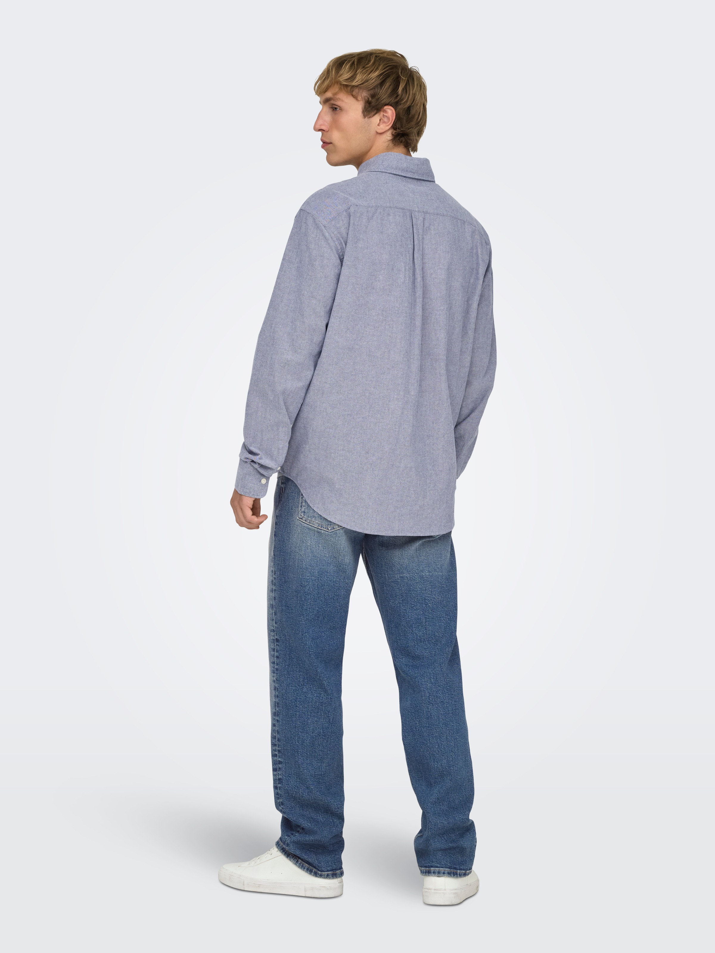 ONLY & SONS Straight-Jeans »ONSEDGE PERFORMANCE LB 3816 DOT DNM NOOS« Baumwollmischung, straight fit