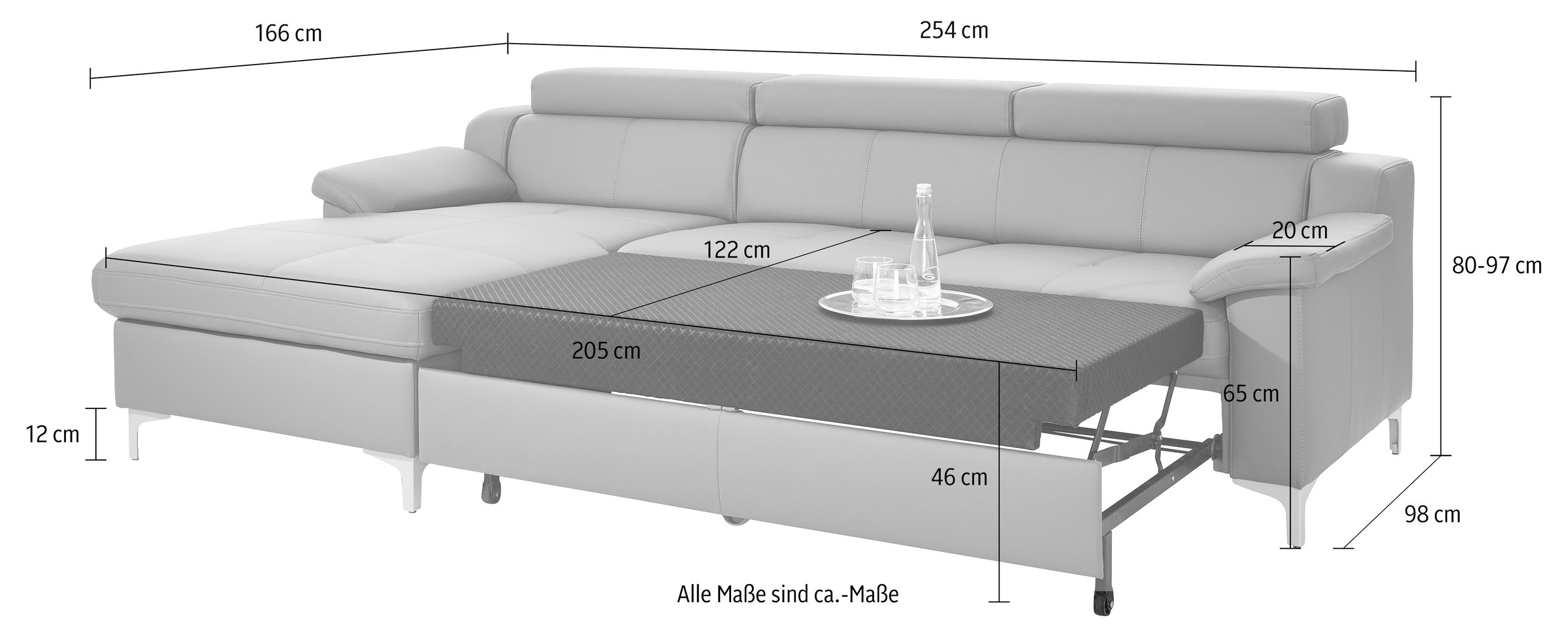 Exxpo Sofa Fashion Ecksofa Mit Kopf Bzw Ruckenverstellung Kaufen Baur