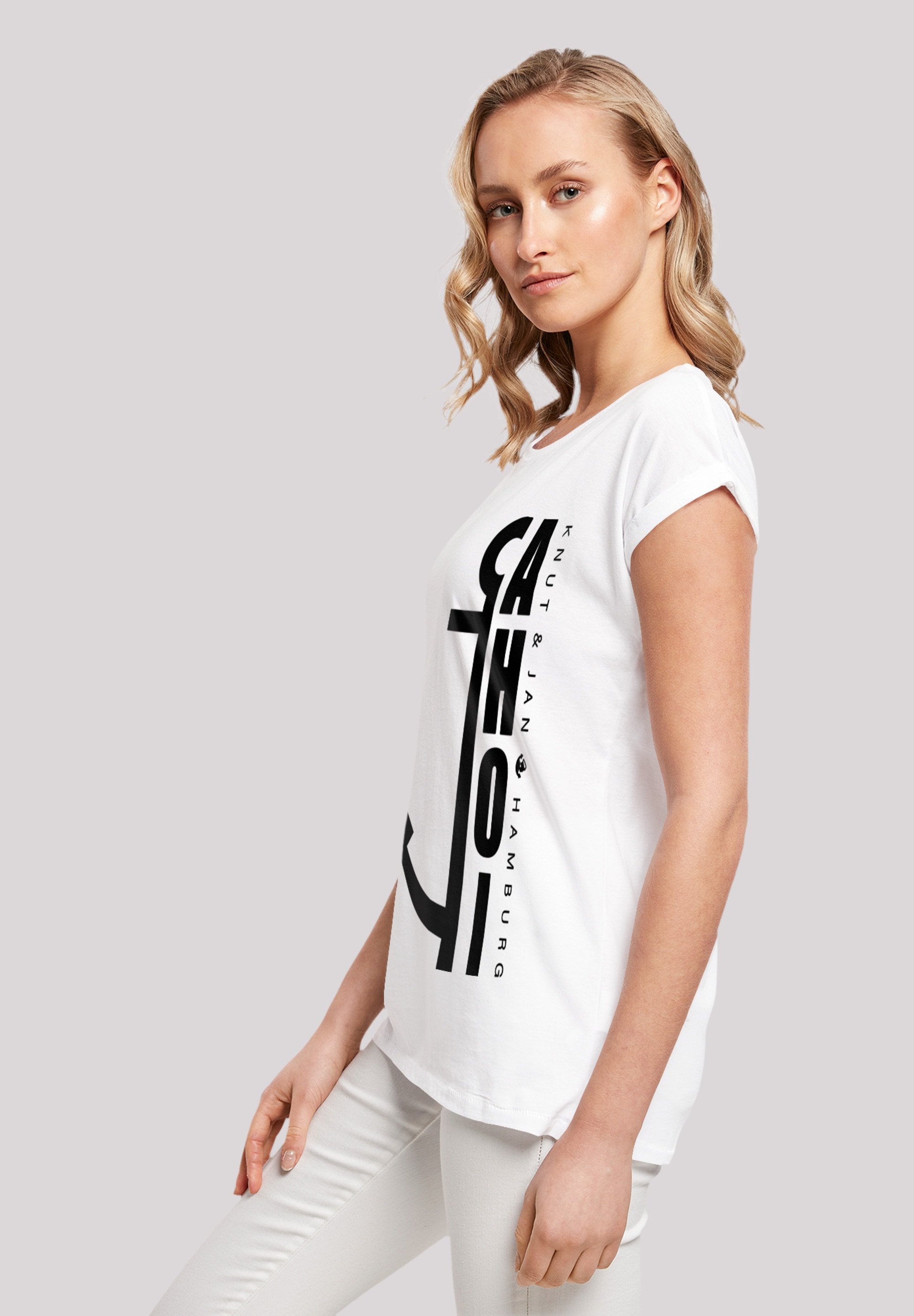 F4NT4STIC T-Shirt »Ahoi Anker & | Print online BAUR Knut Jan Hamburg«, bestellen