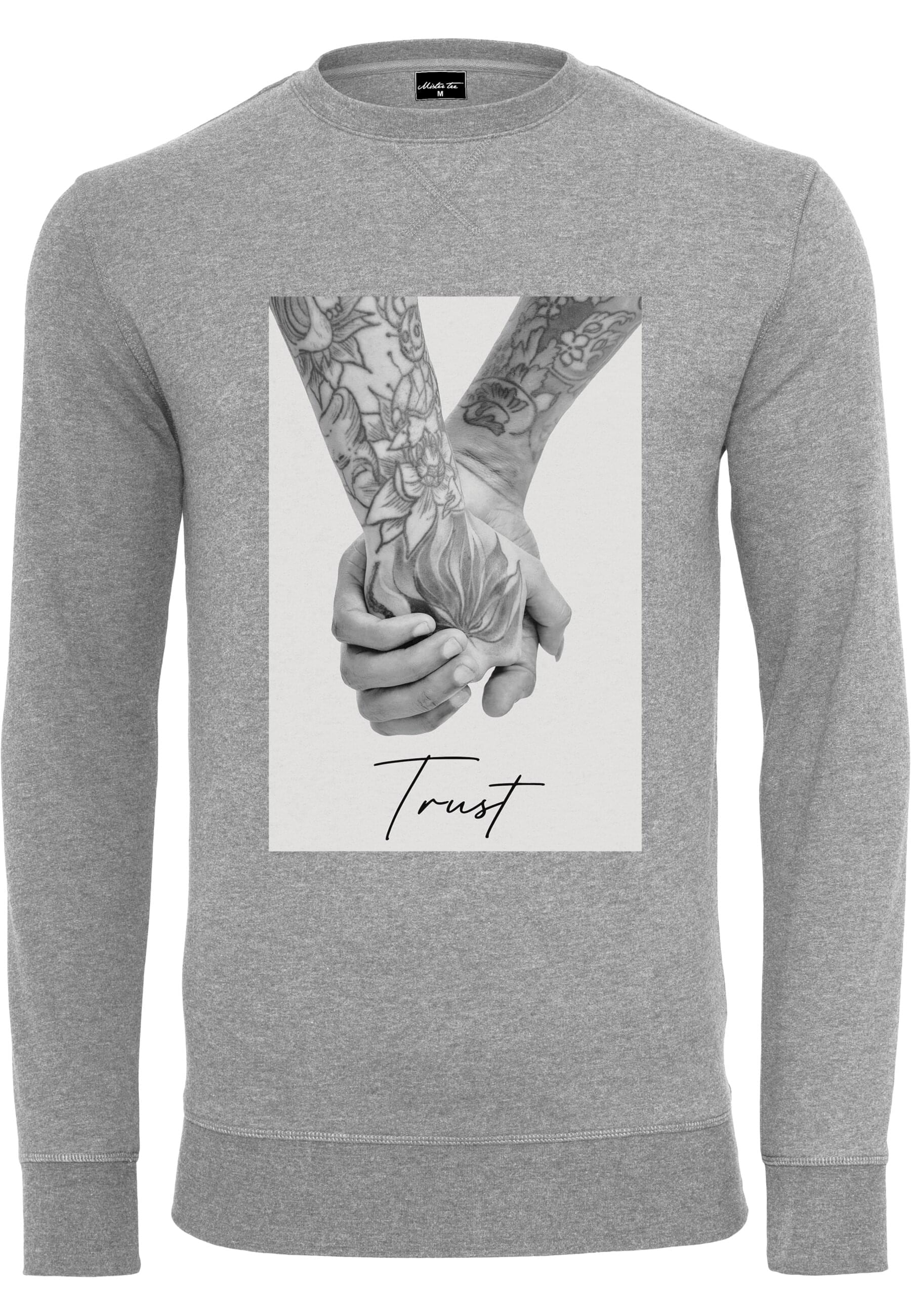 MisterTee Rundhalspullover "MisterTee Herren Trust 2.0 Crewneck"