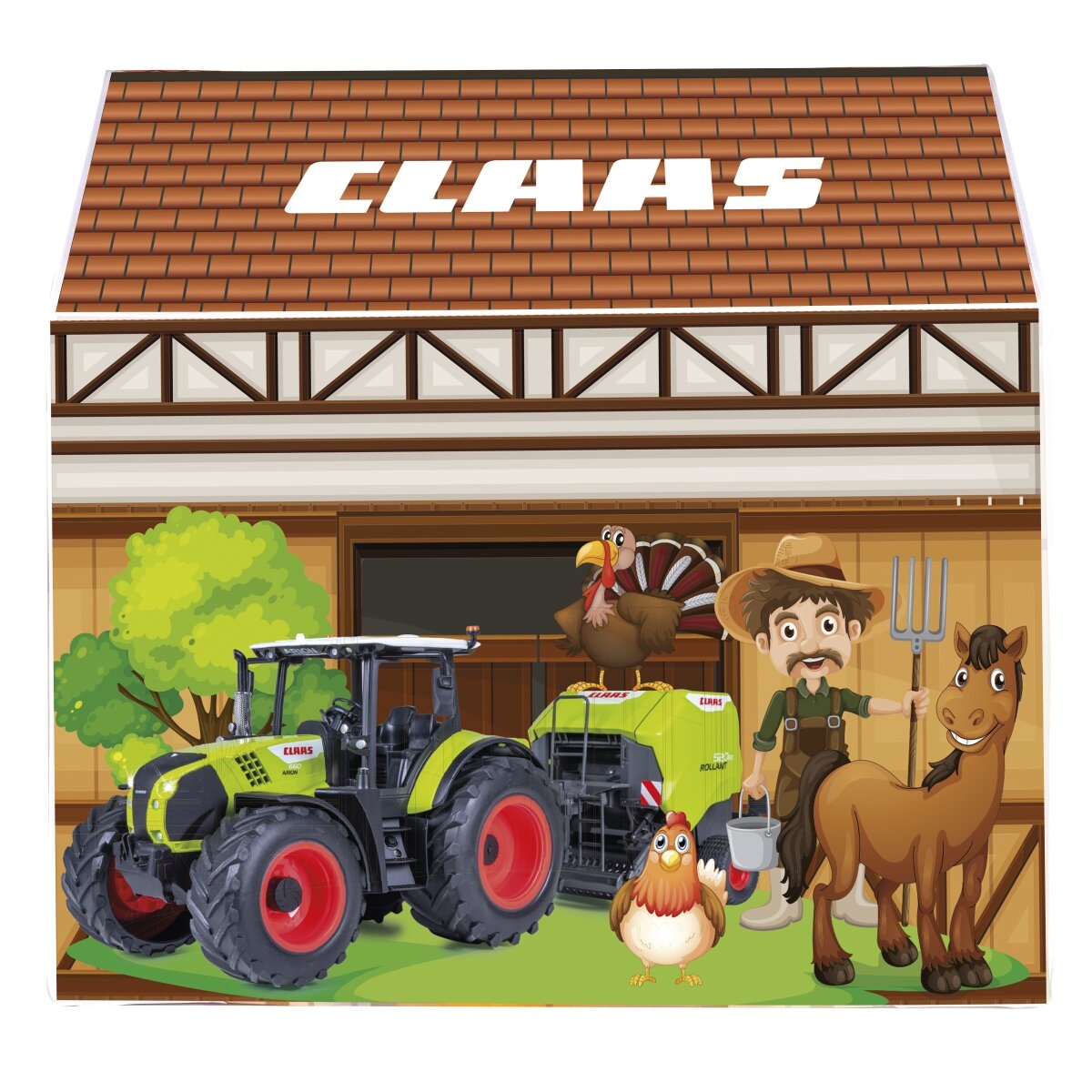 Jamara Spielhaus »Claas Spielhaus Bauernhof« Platzsparend demontierbar