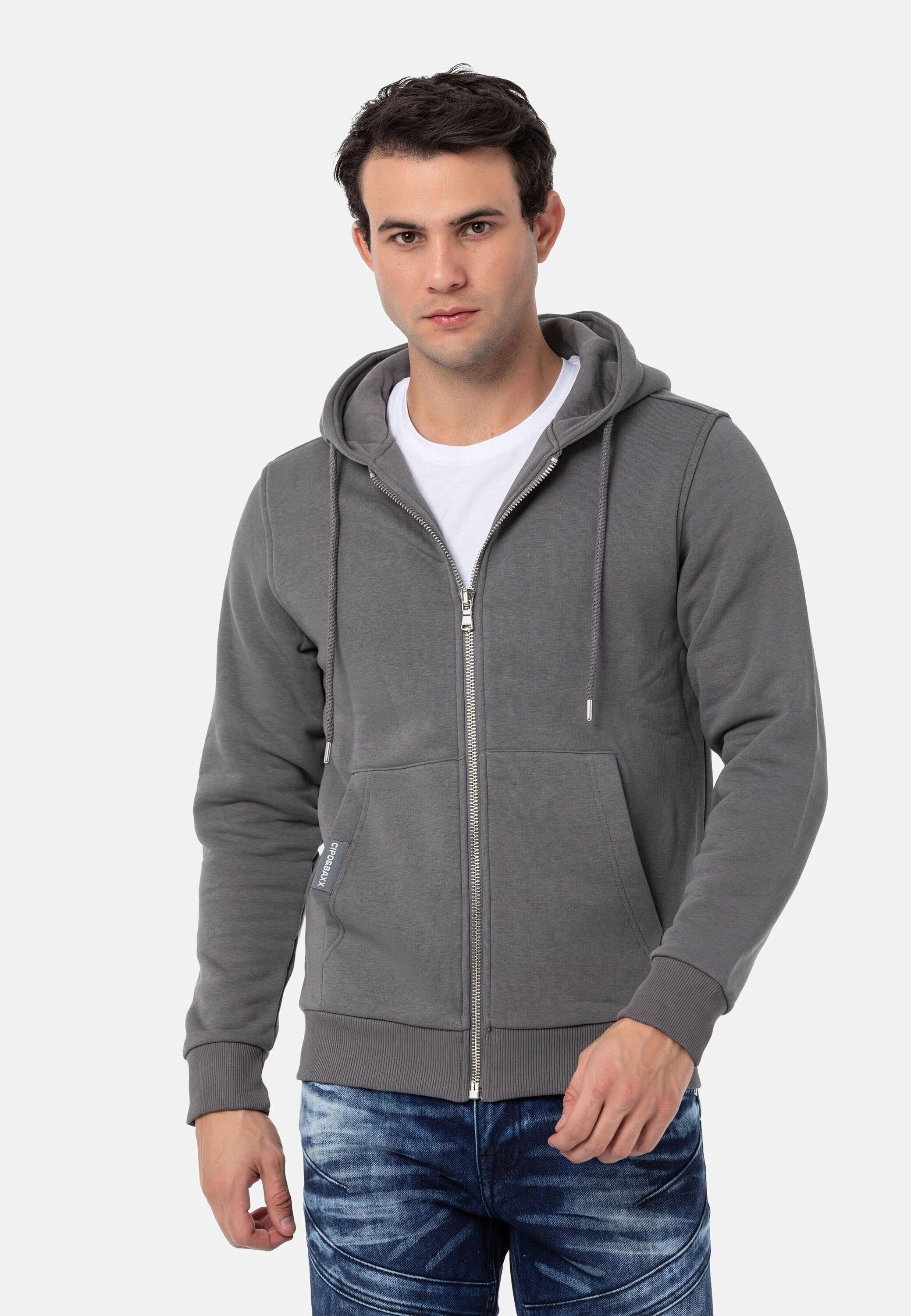 Cipo & Baxx Sweatjacke "Jacken", mit Kapuze, CL556 günstig online kaufen