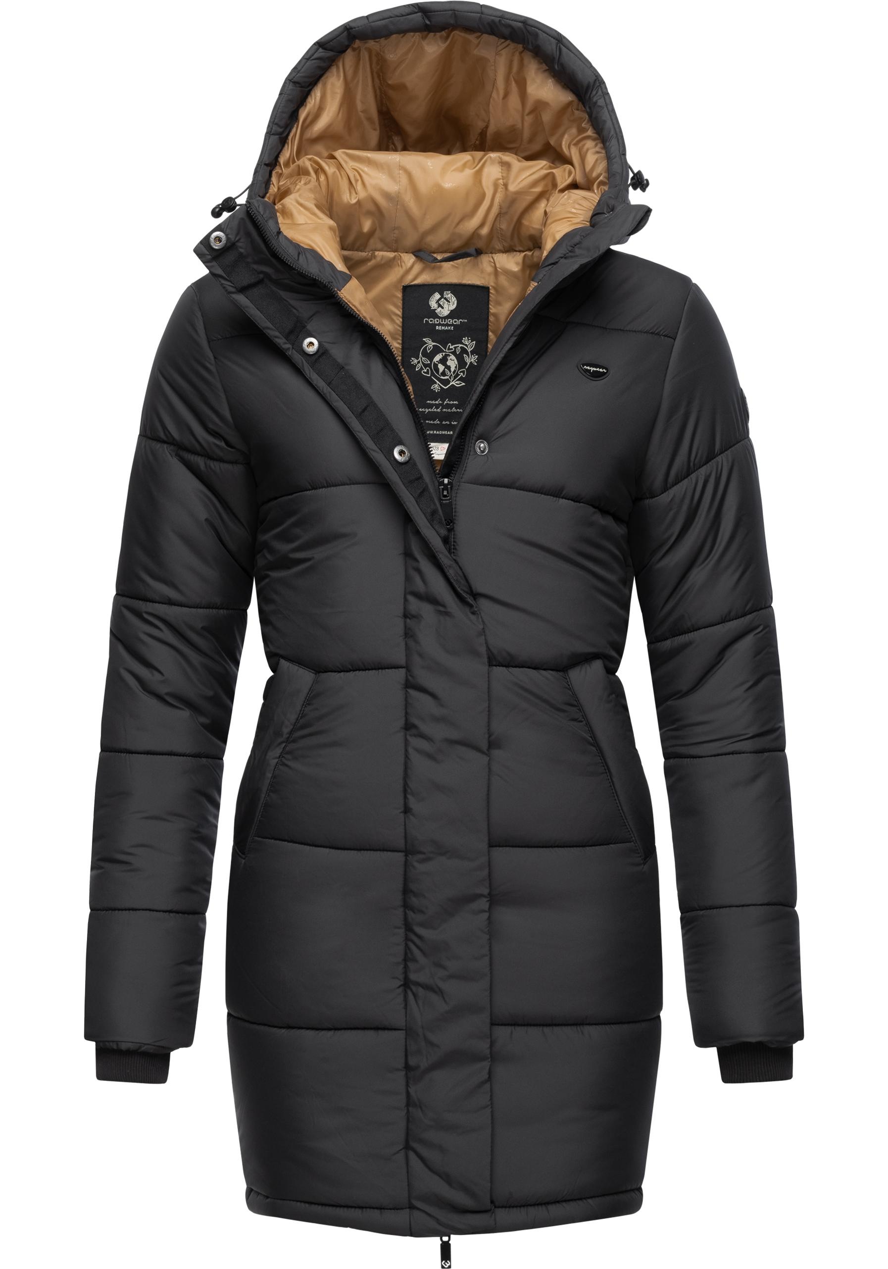 Ragwear Steppmantel "Relive Long Remake", lange Damen Steppjacke mit Kapuze günstig online kaufen