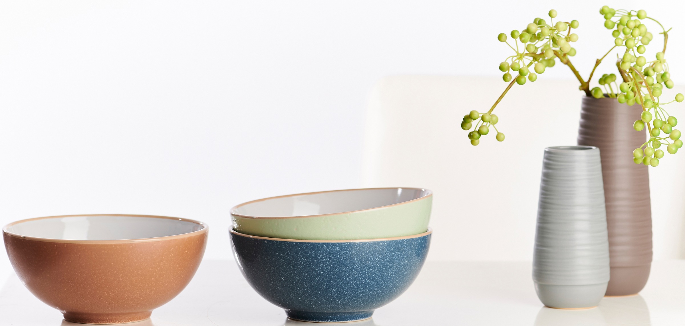 Thumbnail - Ritzenhoff & Breker Schale "Puebla", 2 tlg., aus Steinzeug, Buddha-Bowls, Ø 17,5 cm