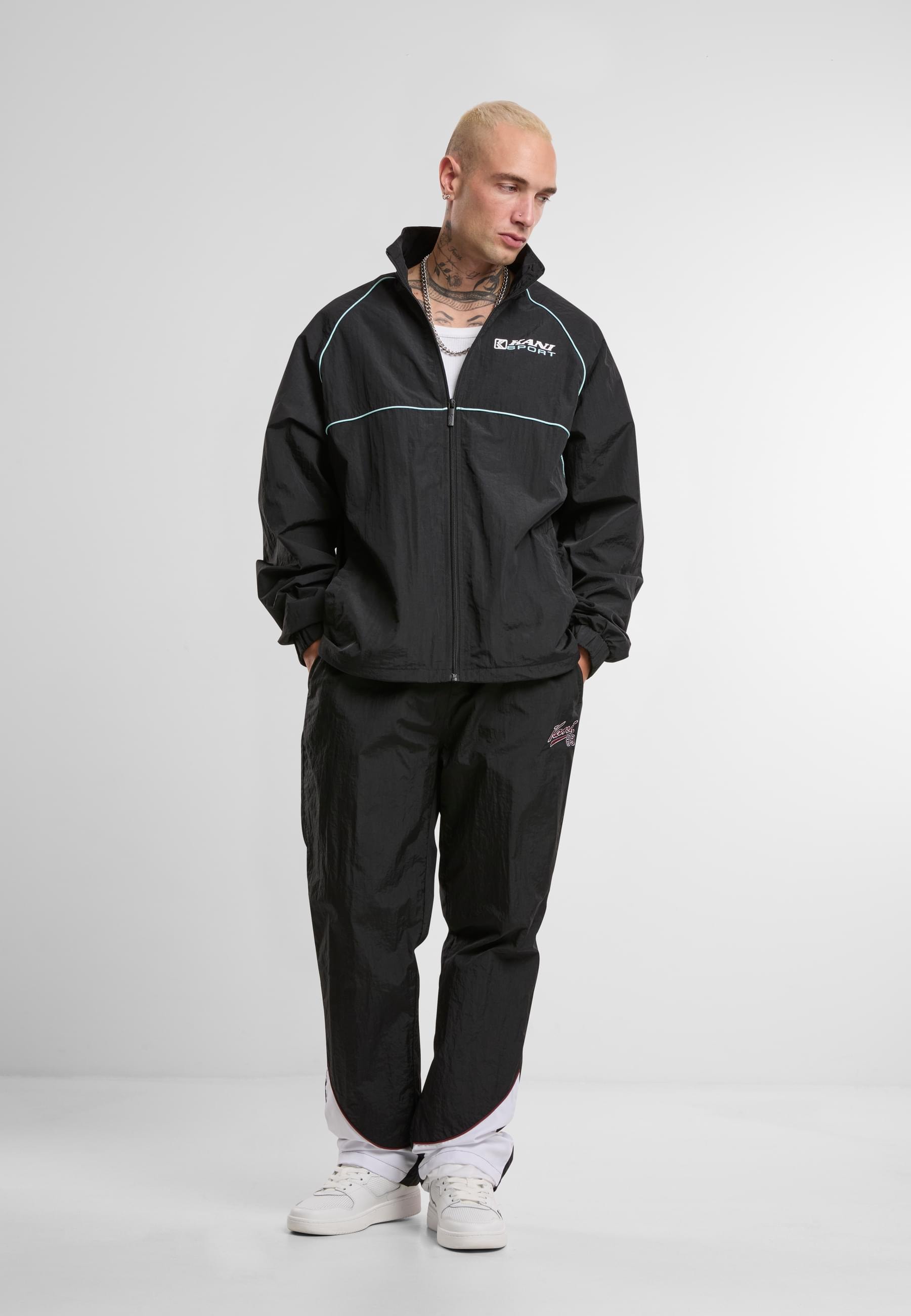 Karl Kani Trainingsjacke »Karl Kani Karl Kani Og Sport Trackjacket«, (1 St.), ohne Kapuze