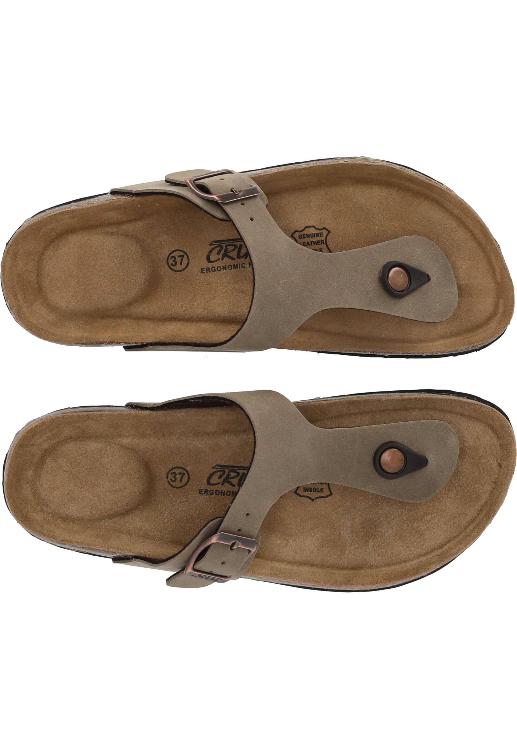 CRUZ Barns Women Sandals Gray 39 3