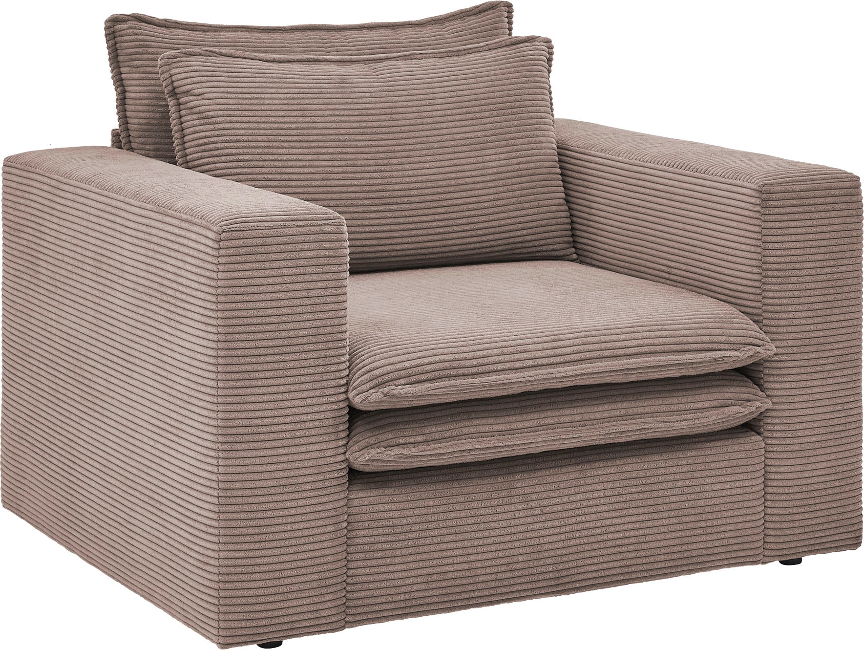 Places of Style Sessel »PIAGGE«, Hochwertiger Cord- passend zur Serie PIAGGE