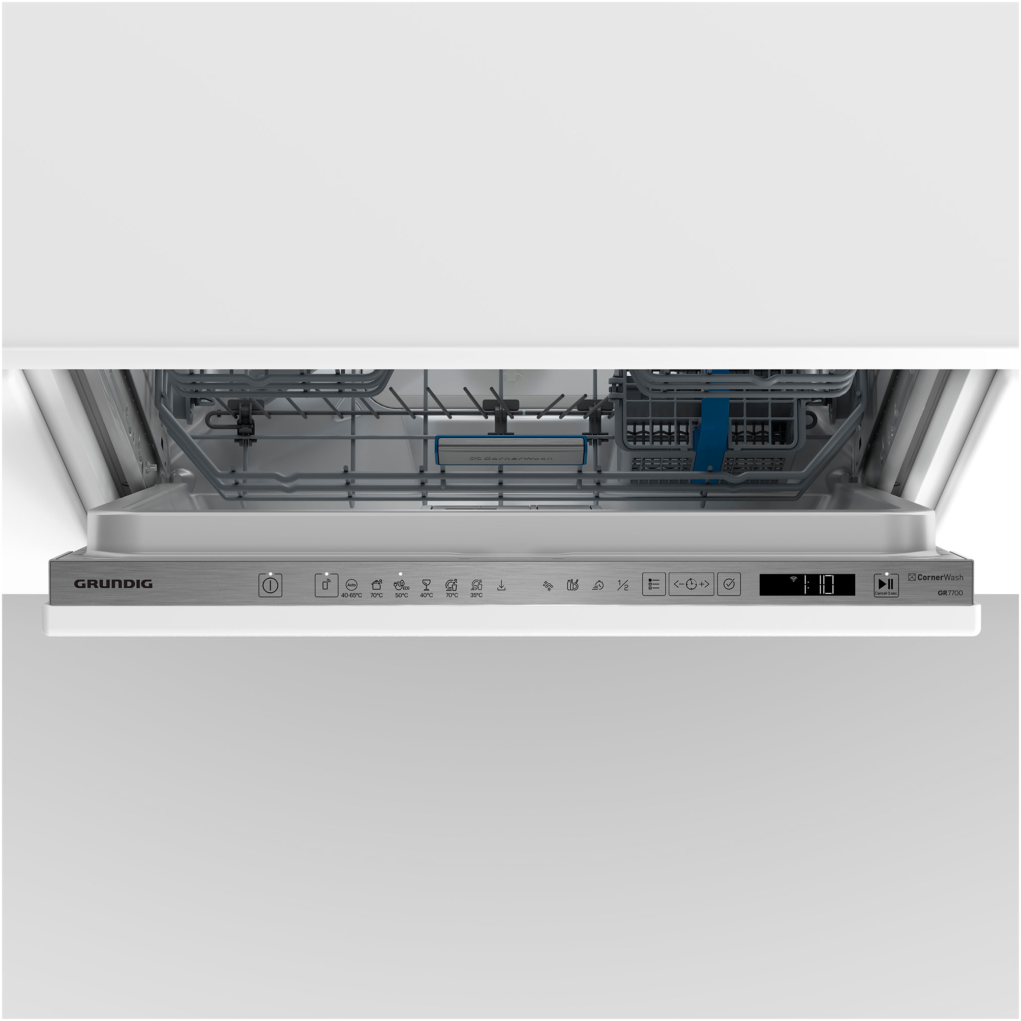 Thumbnail - Grundig vollintegrierbarer Geschirrspüler "GNVP4510CW 7697201677", 14 Maßgedecke