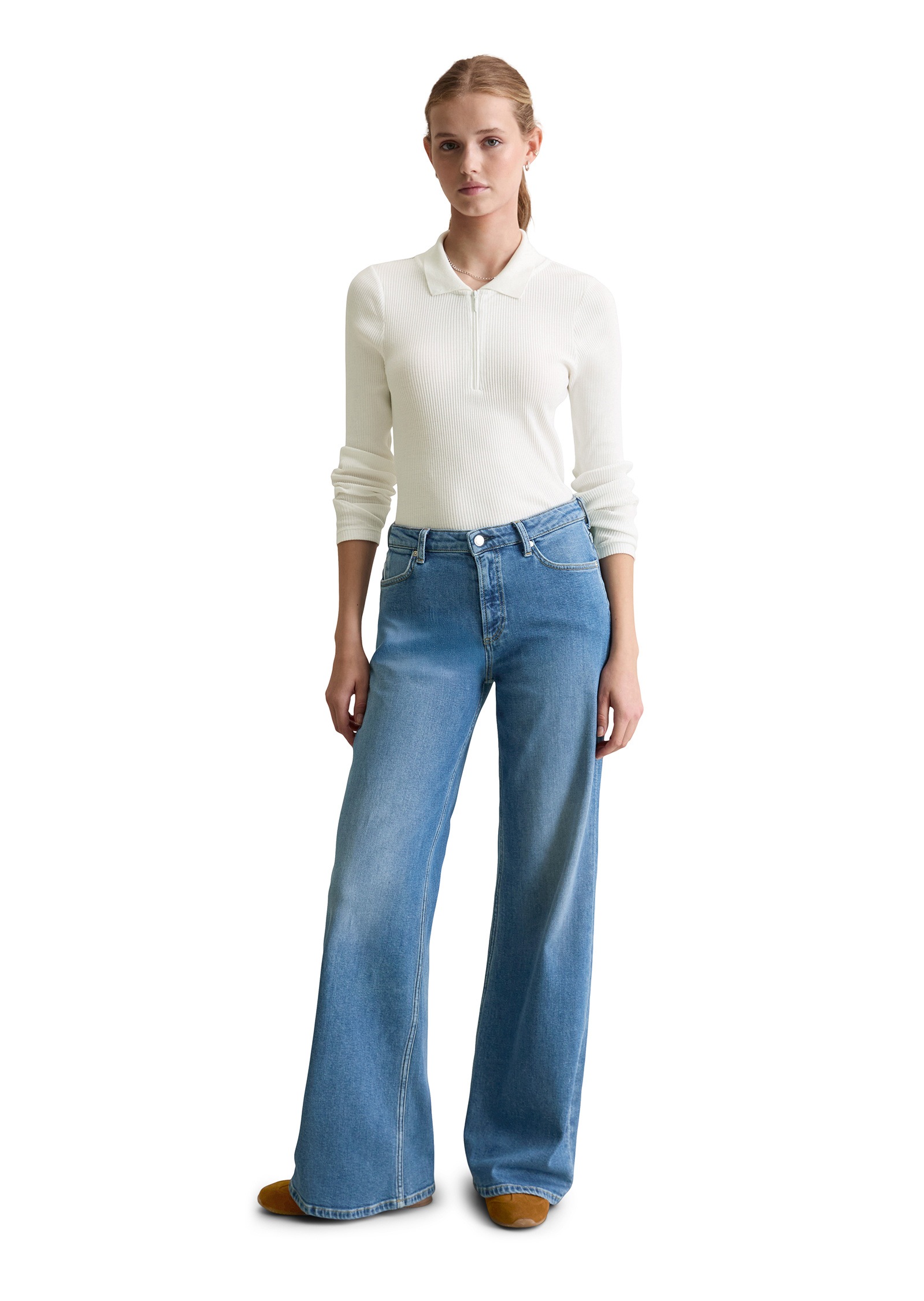 Marc O'Polo DENIM Schlagjeans »aus Organic Cotton-Stretch«