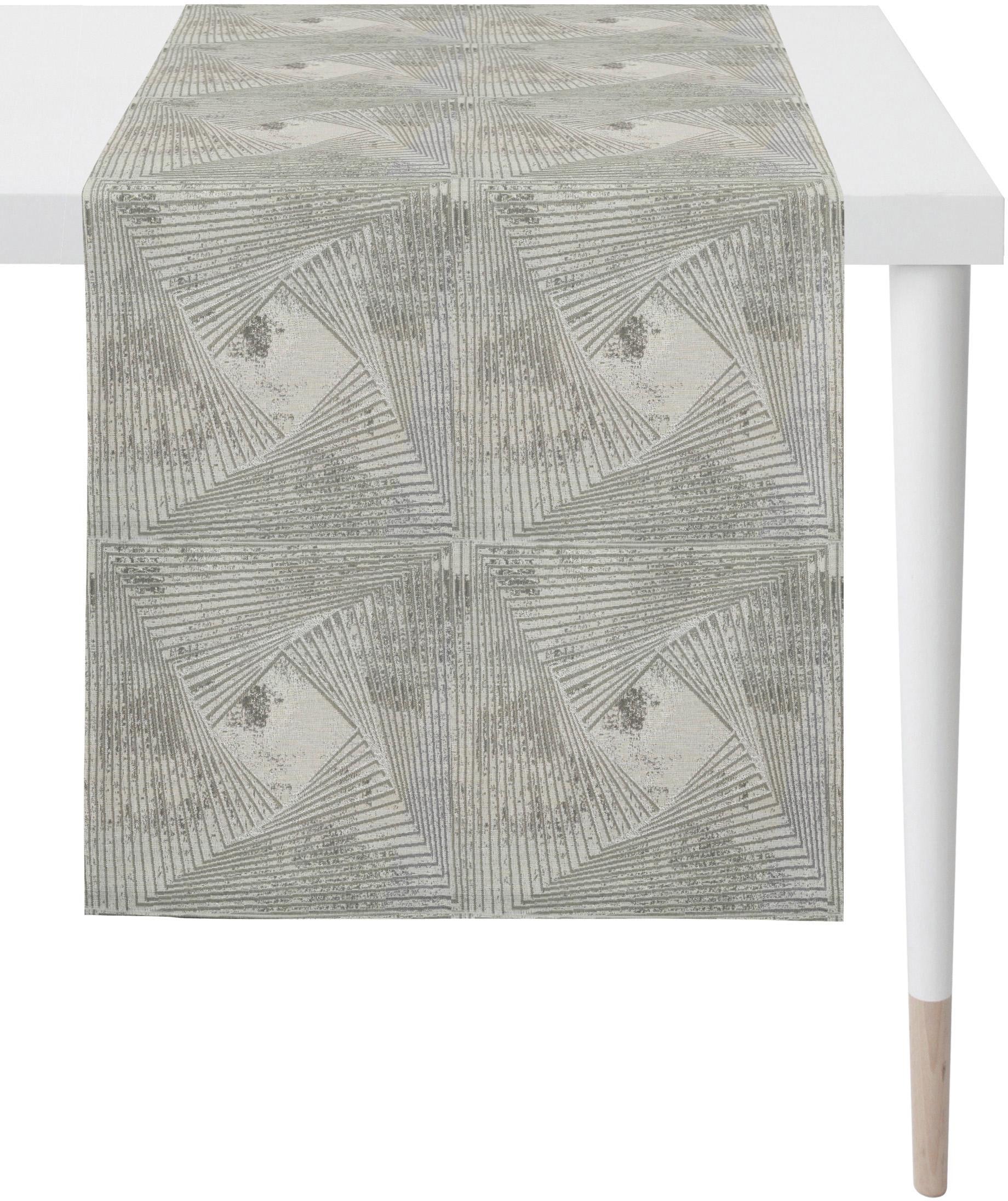 APELT Tischläufer "1307 Loft Style, Jacquard" Fleckschutz günstig online kaufen