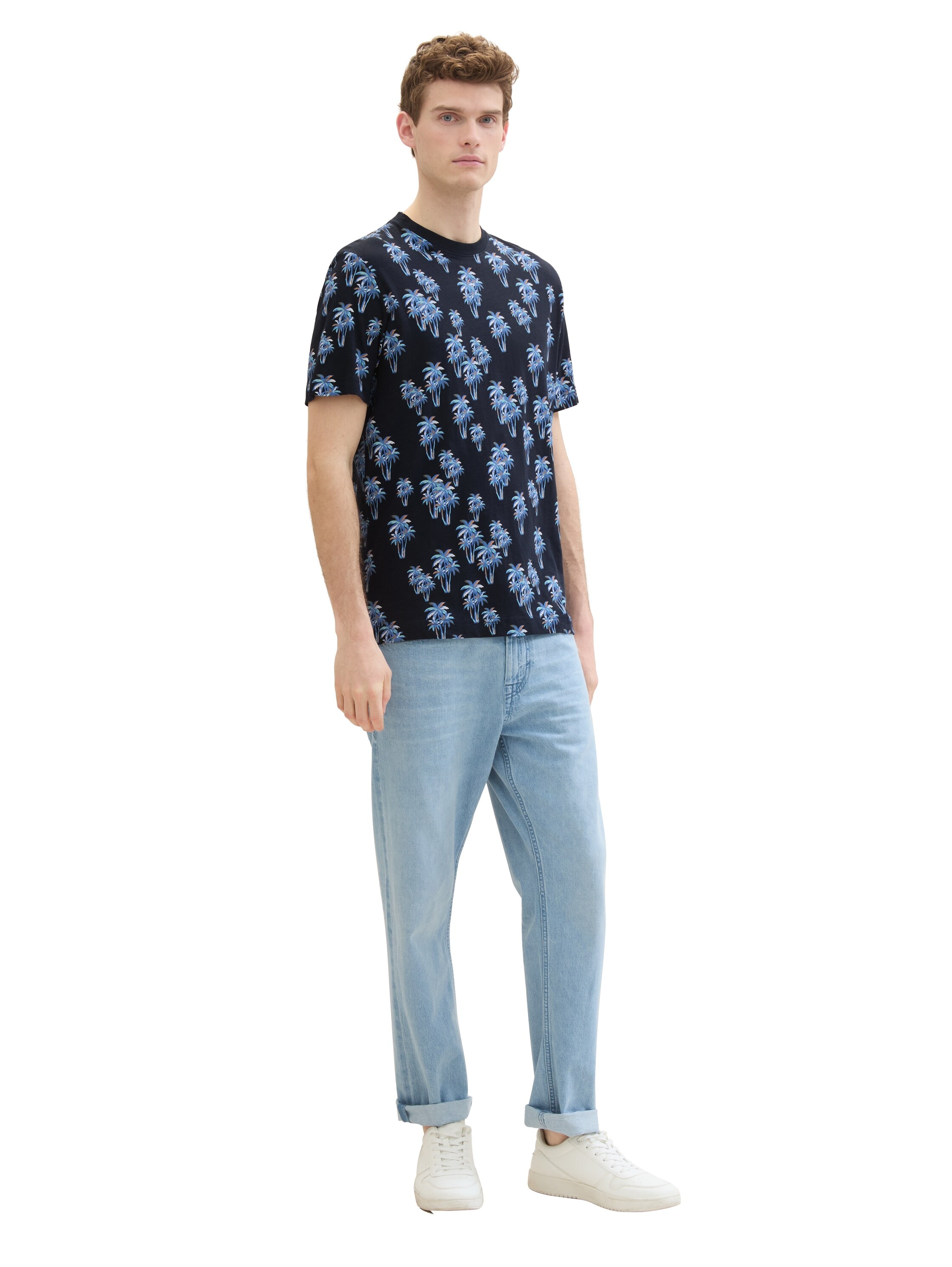 TOM TAILOR Print-Shirt, mit All-Over Print