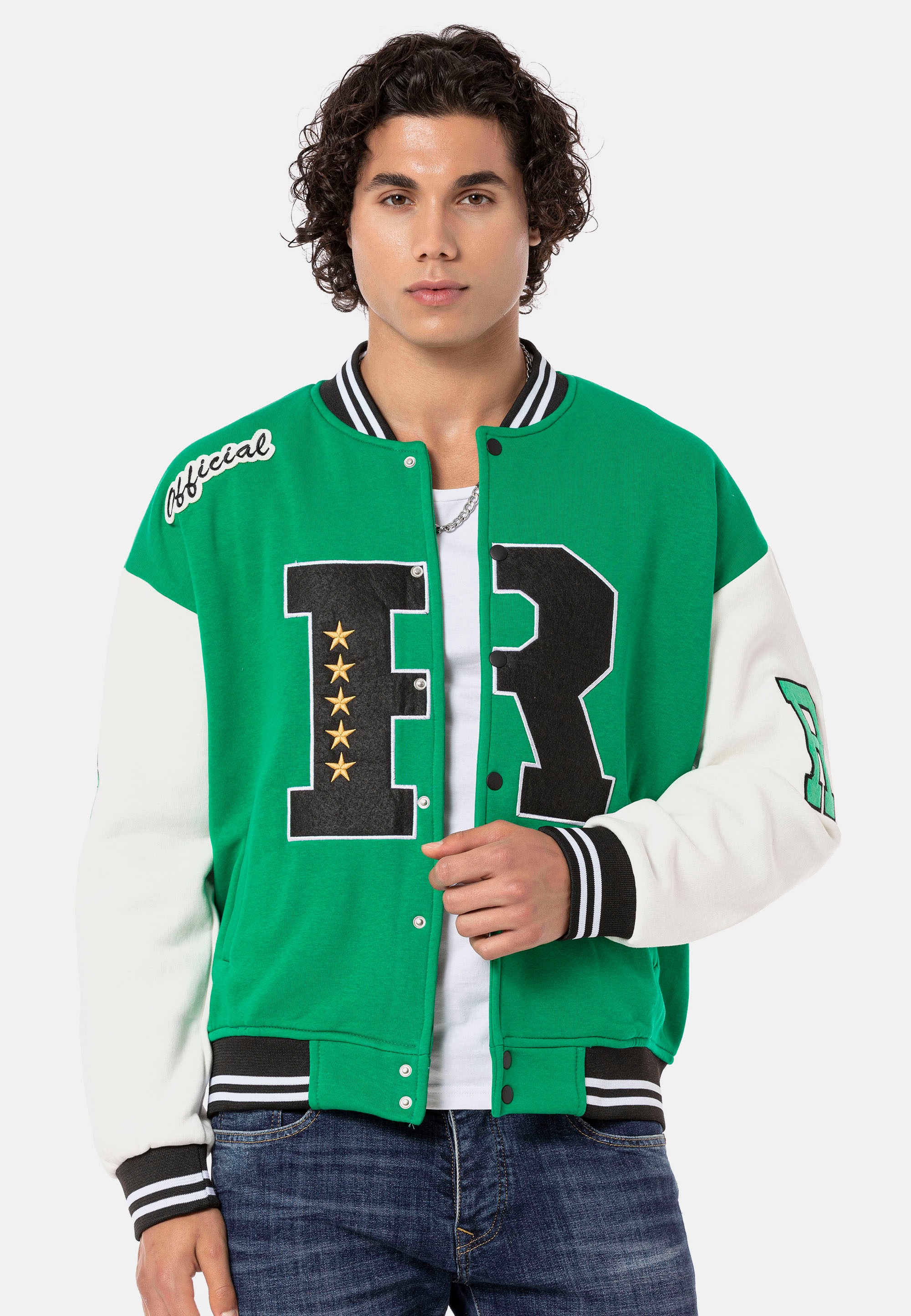 RedBridge Collegejacke »Aldershot«, mit elastischen Bündchen kaufen