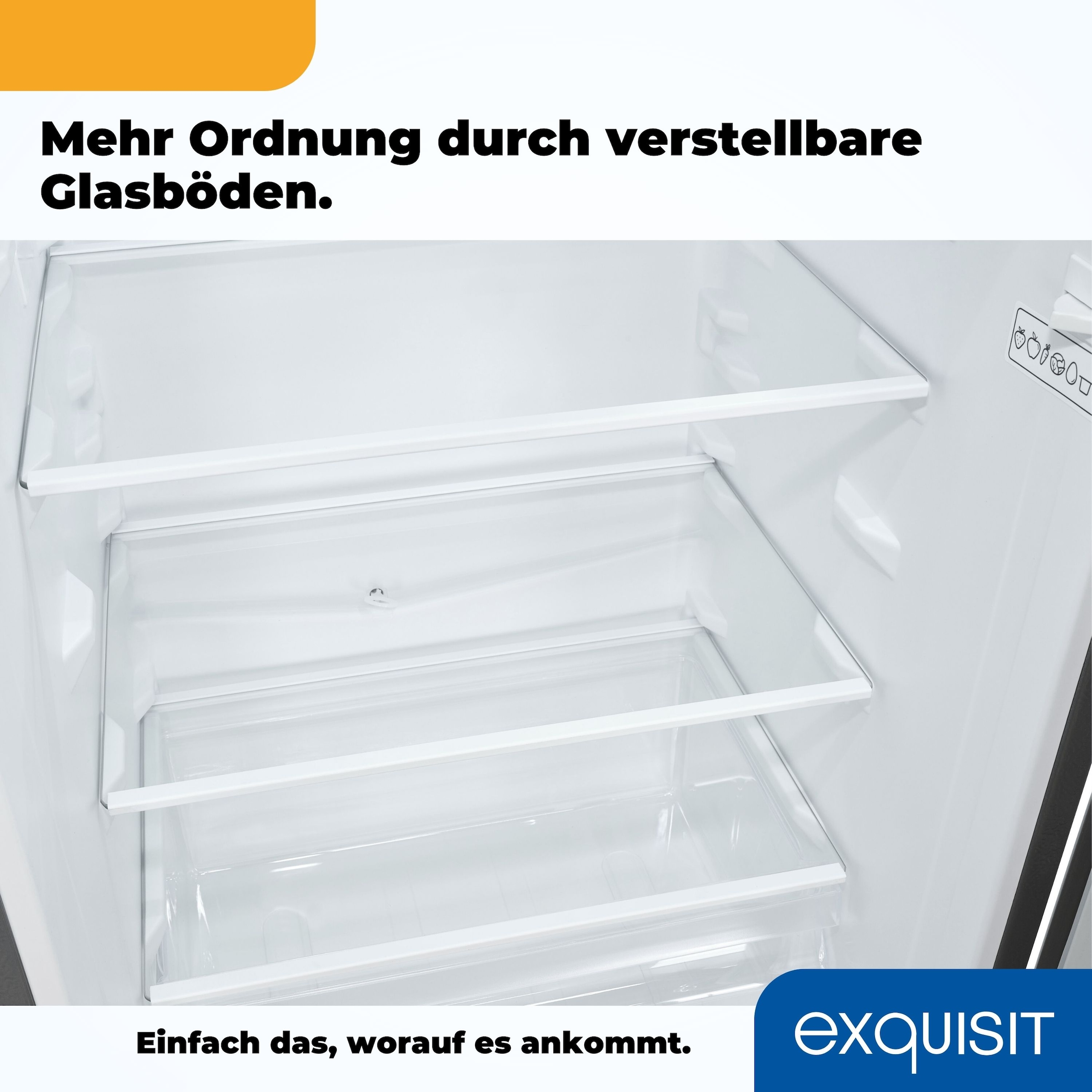 exquisit Kühl-/Gefrierkombination »KGC231-60-E-050C«