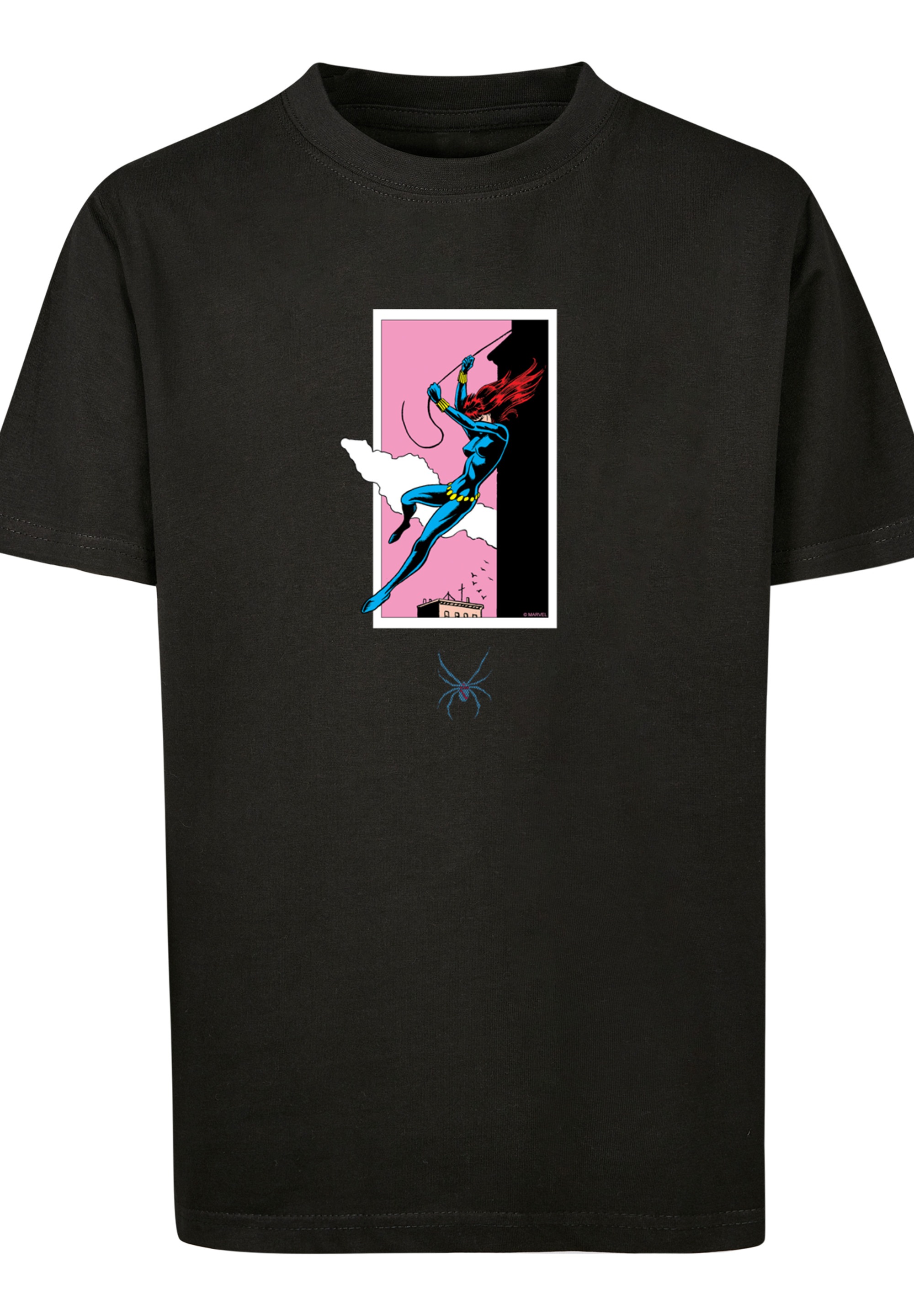 F4NT4STIC Kurzarmshirt »Kinder Marvel Comics Black Widow Roof Jump with Kids  Basic Tee«, (1 tlg.) online kaufen | BAUR