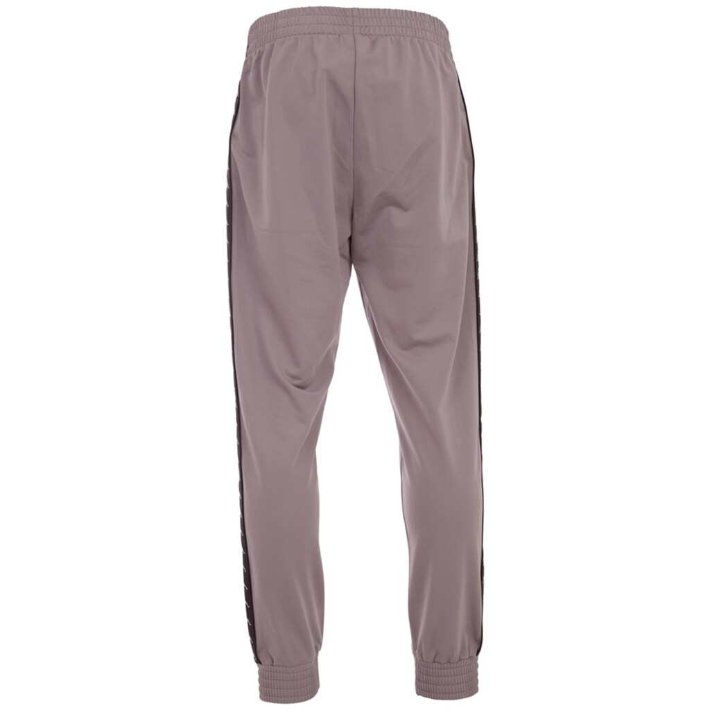 Marken Kappa Kappa Trainingshose, - mit hochwertigem Jacquard Logoband grau Marken Kappa Kappa Trainingshose, - mit hochwertigem Jacquard Logoband grau