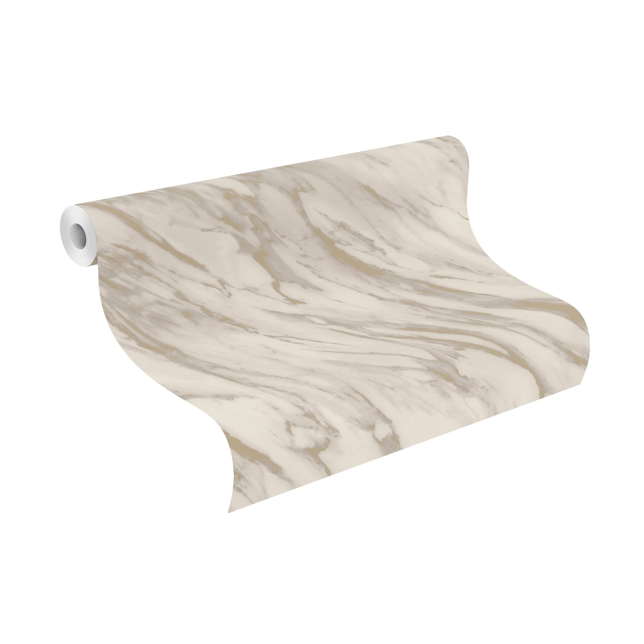 Rasch Papiertapete »Papiertapete mit Mamoroptik in Beige«, Steinoptik, Marmoroptik