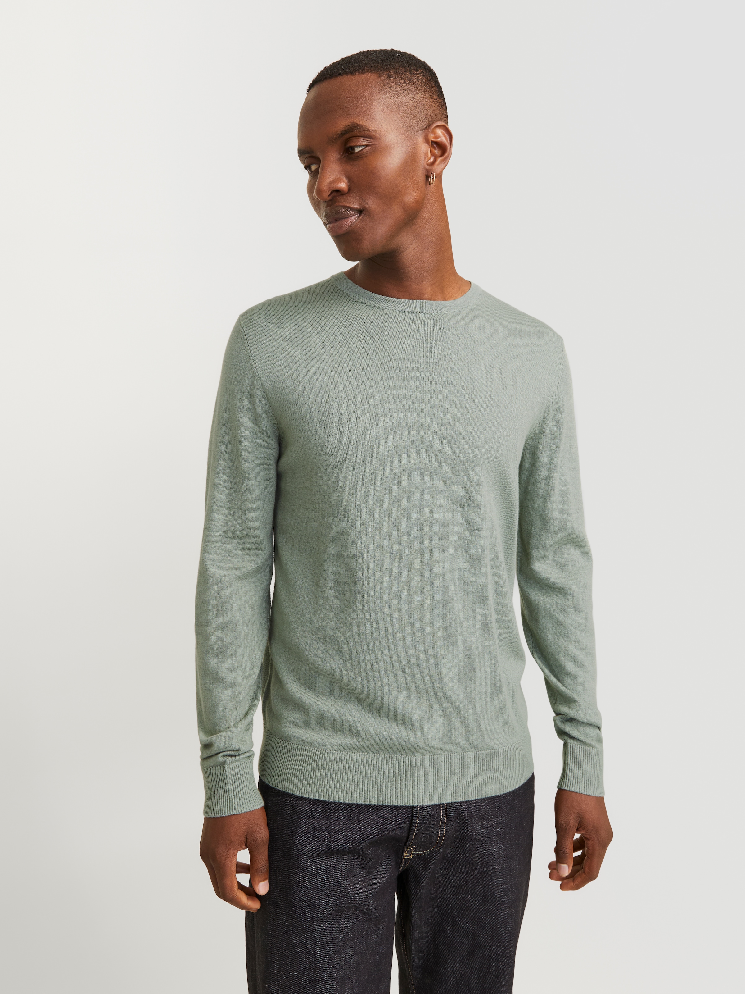 Jack & Jones Strickpullover "JJEEMIL KNIT CREW NECK NOOS", mit Rundhalsauss günstig online kaufen