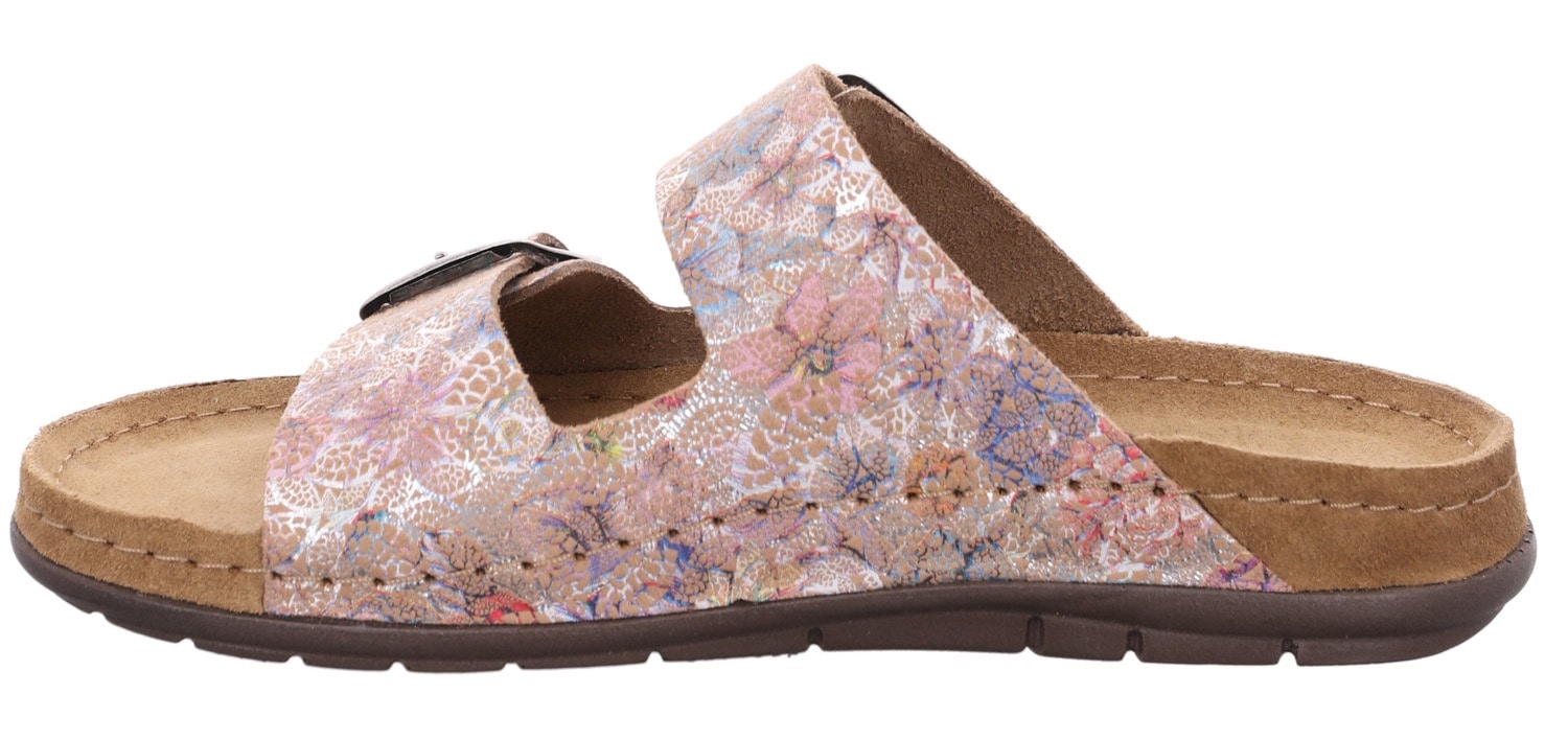 Rohde Pantolette »RODIGO«, Sommerschuh, Hausschuh, Schlappen, Strandschuh mit zwei Schnallen