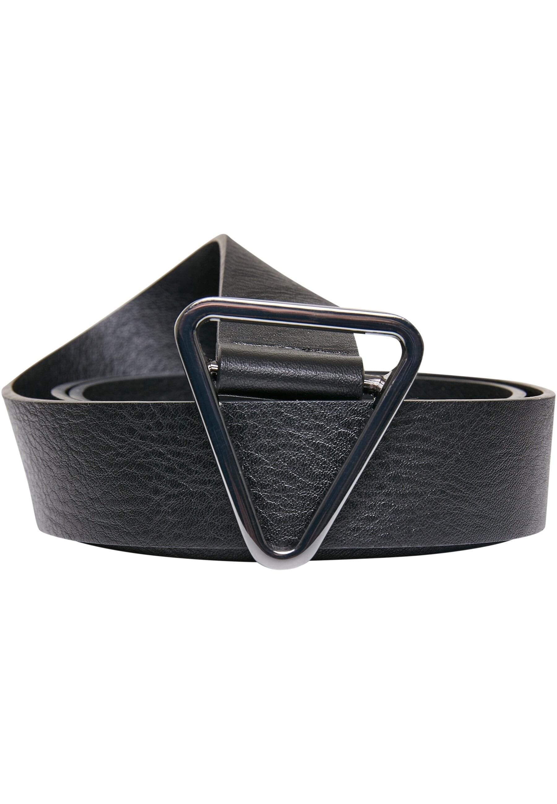 URBAN CLASSICS Hüftgürtel »Urban Classics Unisex Synthetic Leather Triangle Buckle Belt«