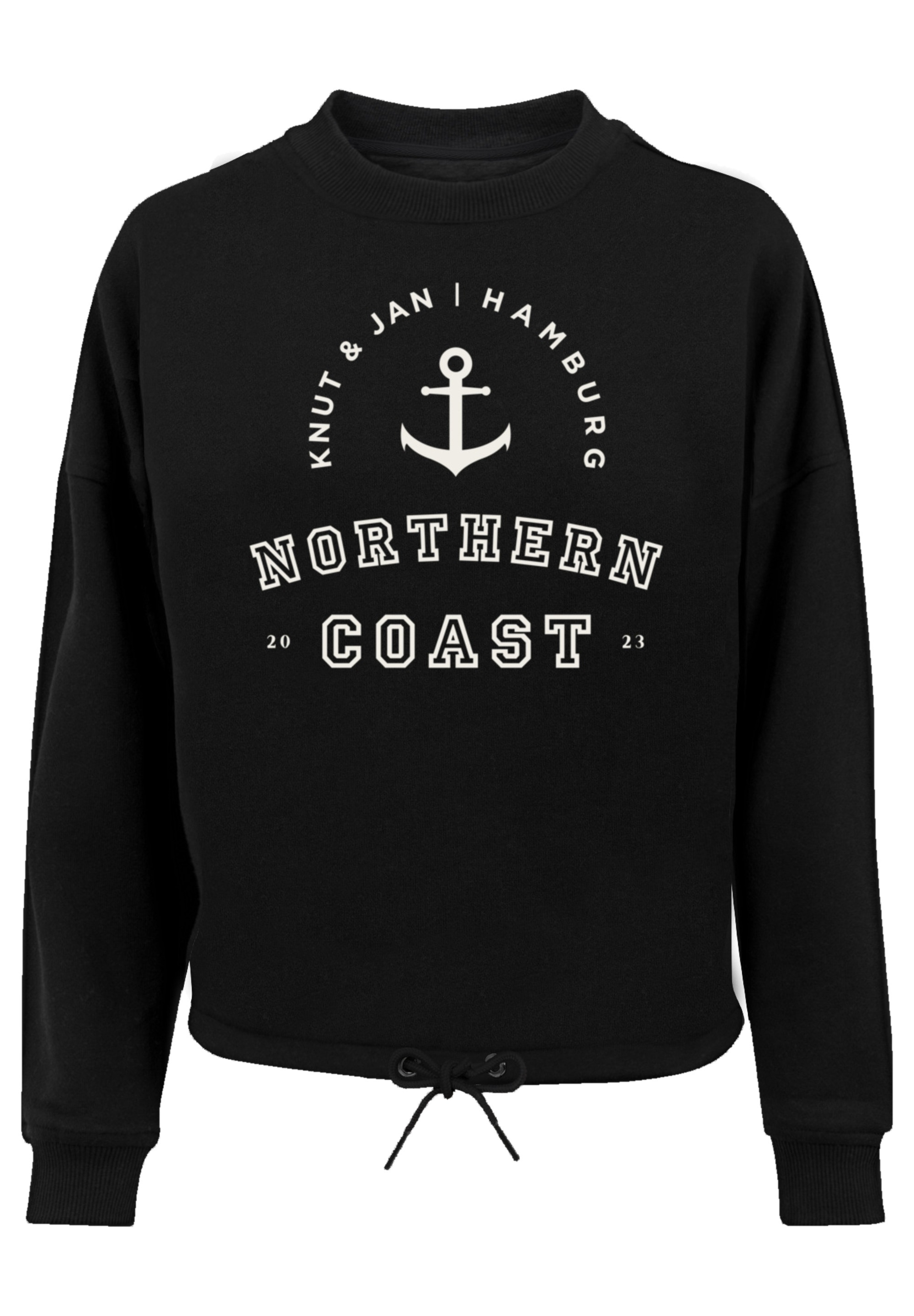 F4NT4STIC Sweatshirt »Northern Coast Knut & Jan Hamburg«, Print