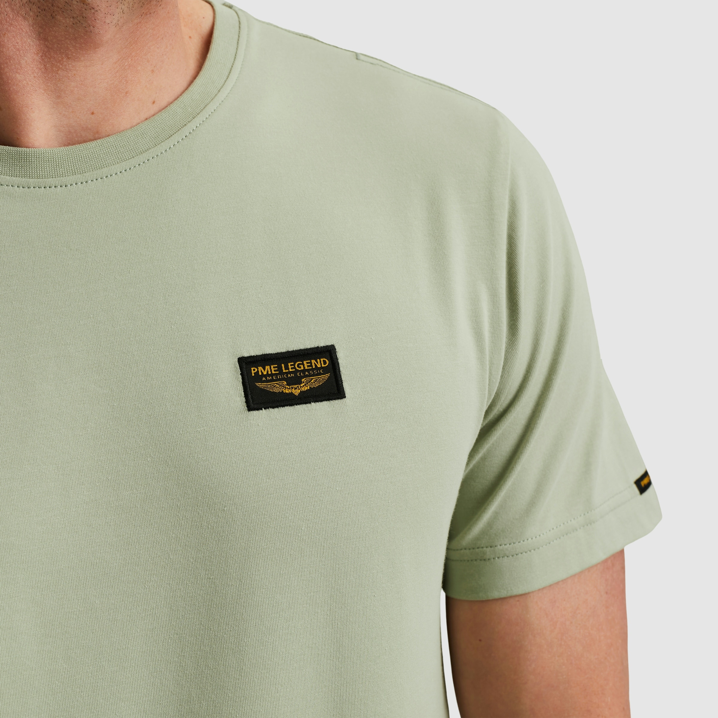 PME LEGEND T-Shirt mit Logobadge