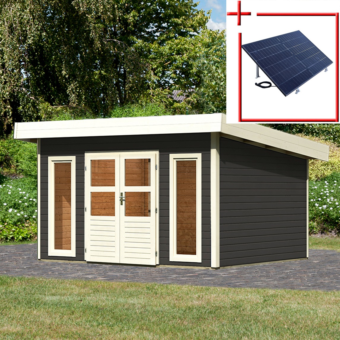 Karibu Gartenhaus "Perlsee 4" günstig online kaufen