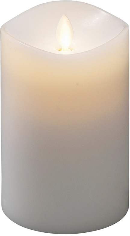 KONSTSMIDE LED-Kerze, Duftkerze, weiß, H. BAUR cm, 13 ca. | kaufen 9 Lavendel-Duftpad, cm flackernd, Ø mit