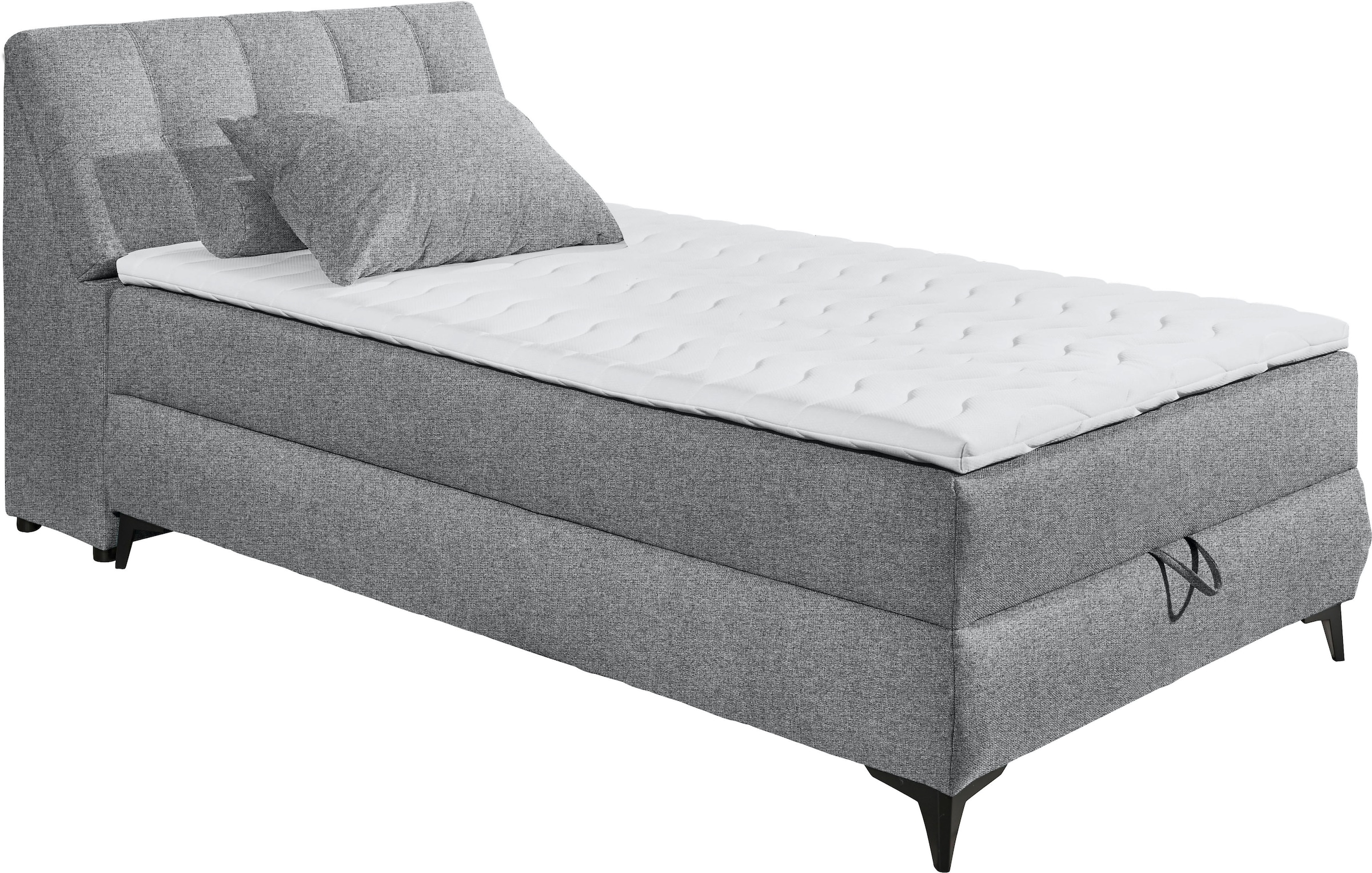 ED EXCITING DESIGN Boxbett »Atlantis«, mit Bettkasten und Stauraum im Kopfteil