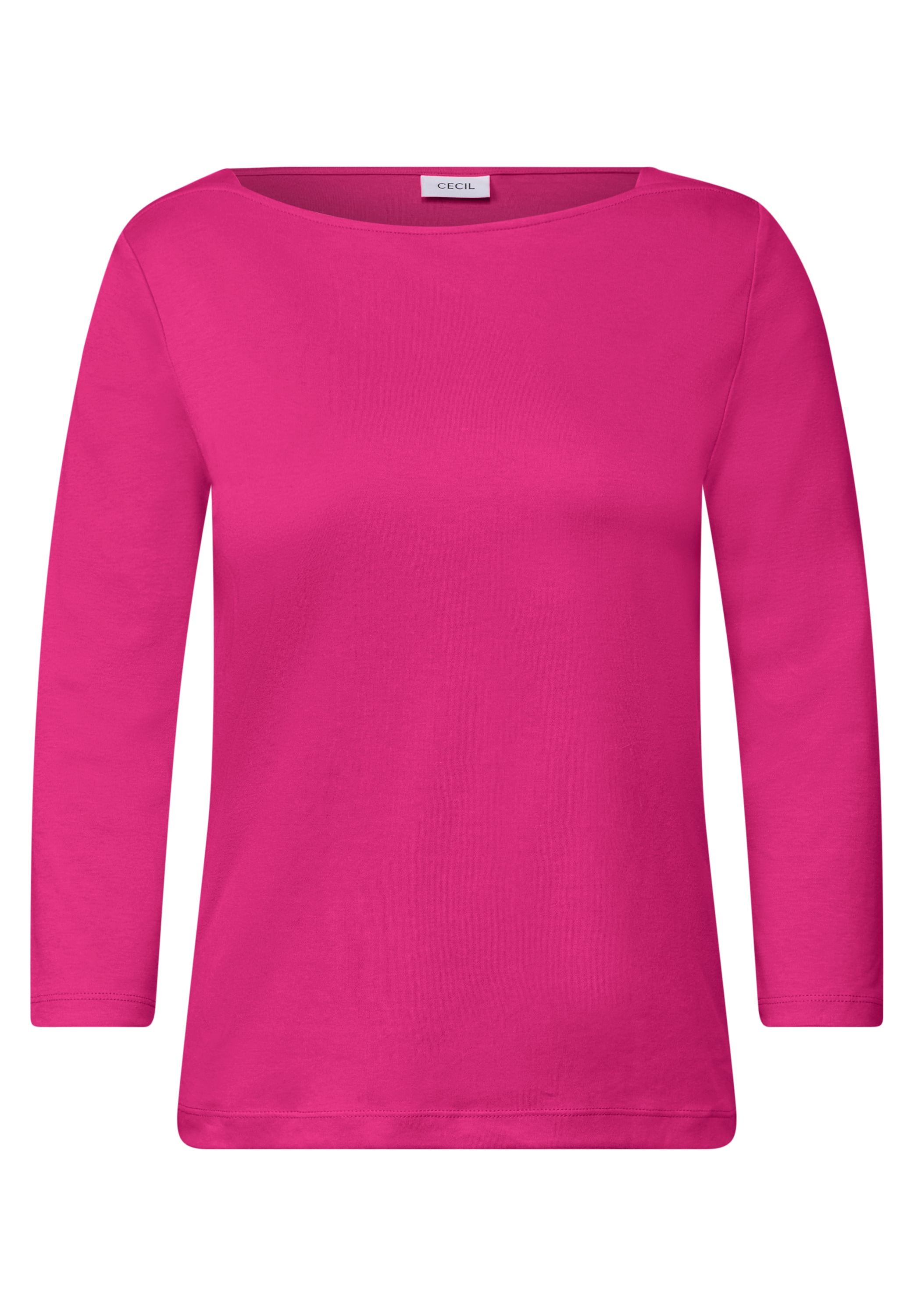 Cecil 3/4-Arm-Shirt mit U-Boot-Ausschnitt