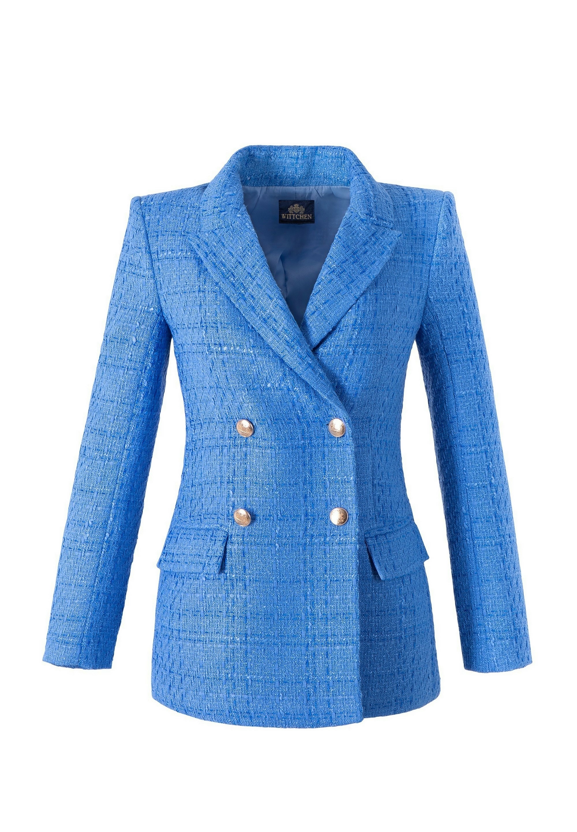 WITTCHEN Longblazer »Modern Classics«, WITTCHEN Damenblazer aus Boucle-Stoff