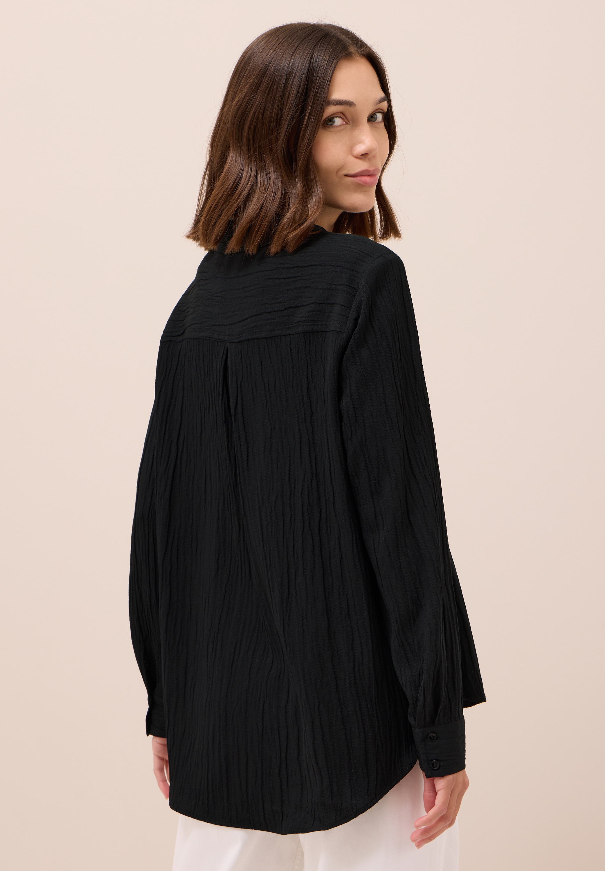 Cecil Hemdbluse, aus stretchigem Viskosematerial