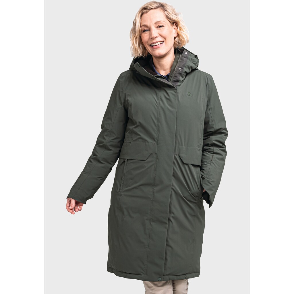 Schöffel Daunenjacke »Down Parka Canterbury L«, mit Kapuze