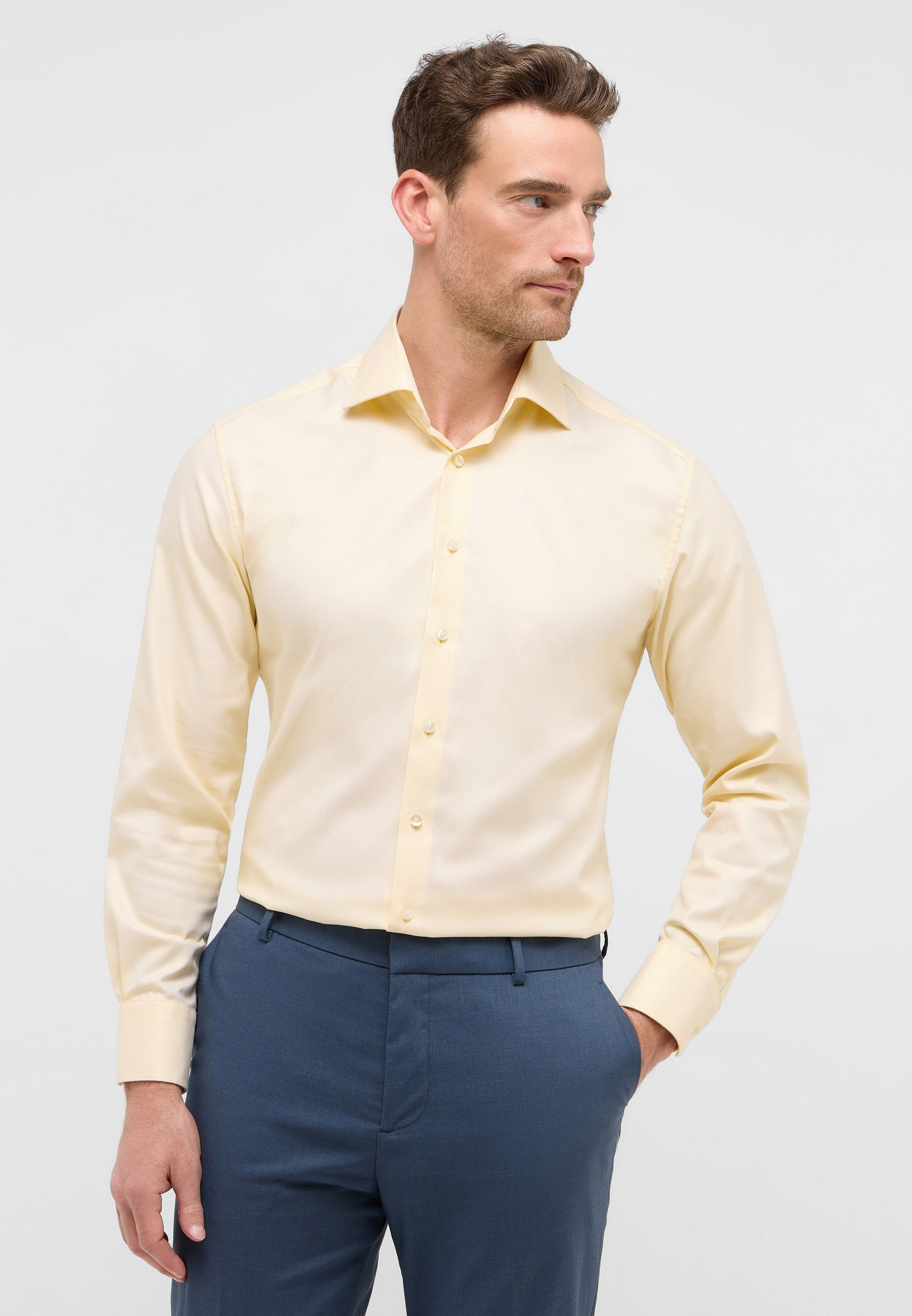 Eterna Langarmhemd "MODERN FIT", NON IRON (bügelfrei) günstig online kaufen