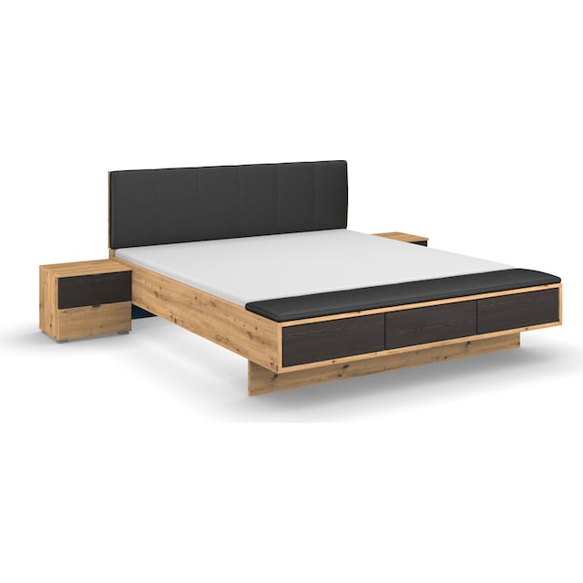 rauch Bettanlage »Apollon«, (Set, 3 St.), mit Bettbank und Nachttisch-Paar,  Schubladen mit push-to-open Funktion | BAUR