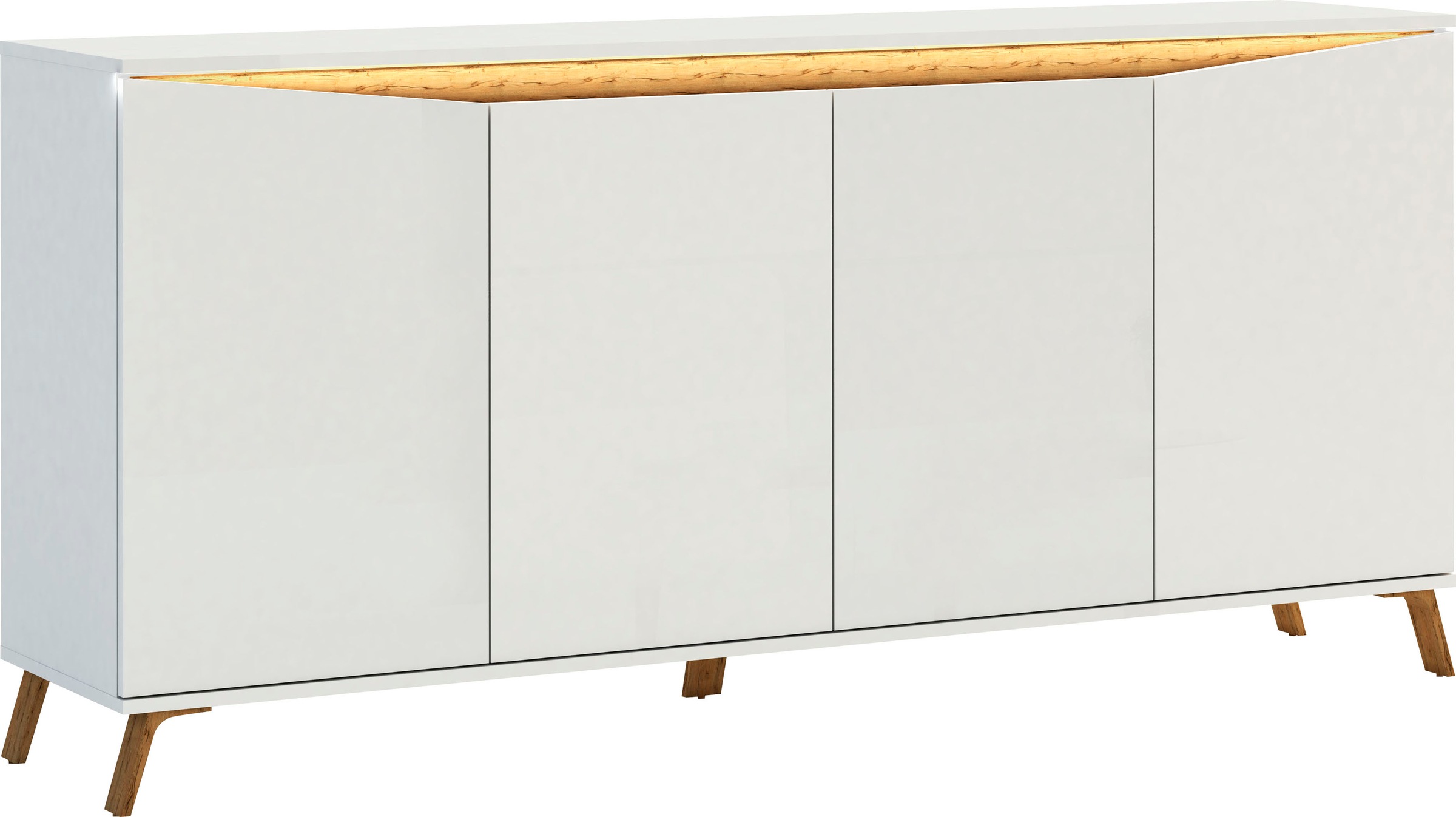 Thumbnail - Home affaire Sideboard "ALADINO" Breite 184 cm, komplett Hochglanz, ohne Beleuchtung