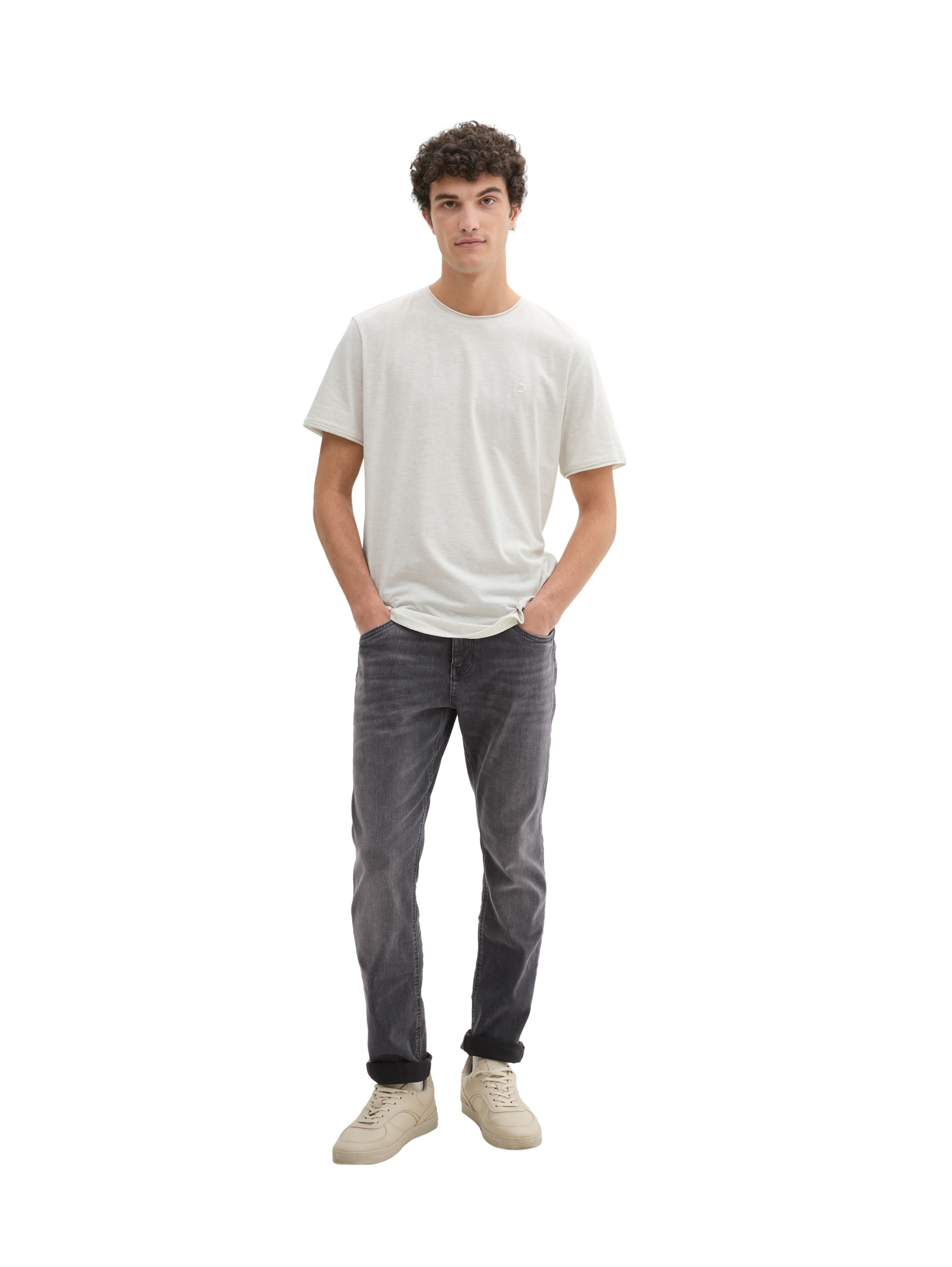 TOM TAILOR Denim Straight-Jeans »AEDAN«, im klassischen 5-Pocket-Stil