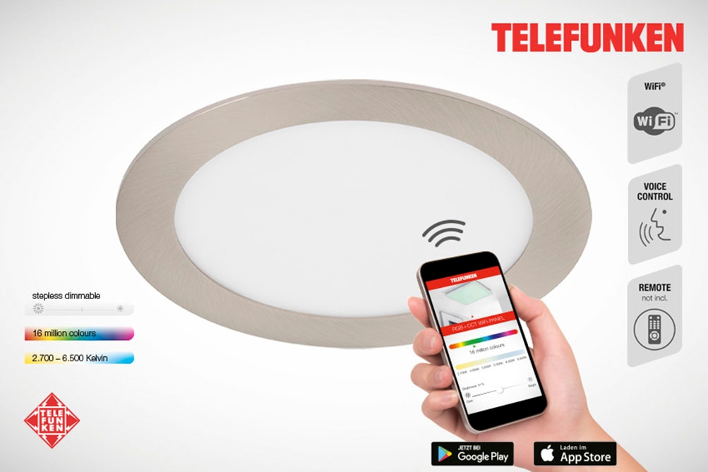 Telefunken Smarte LED-Leuchte »VIRGO«